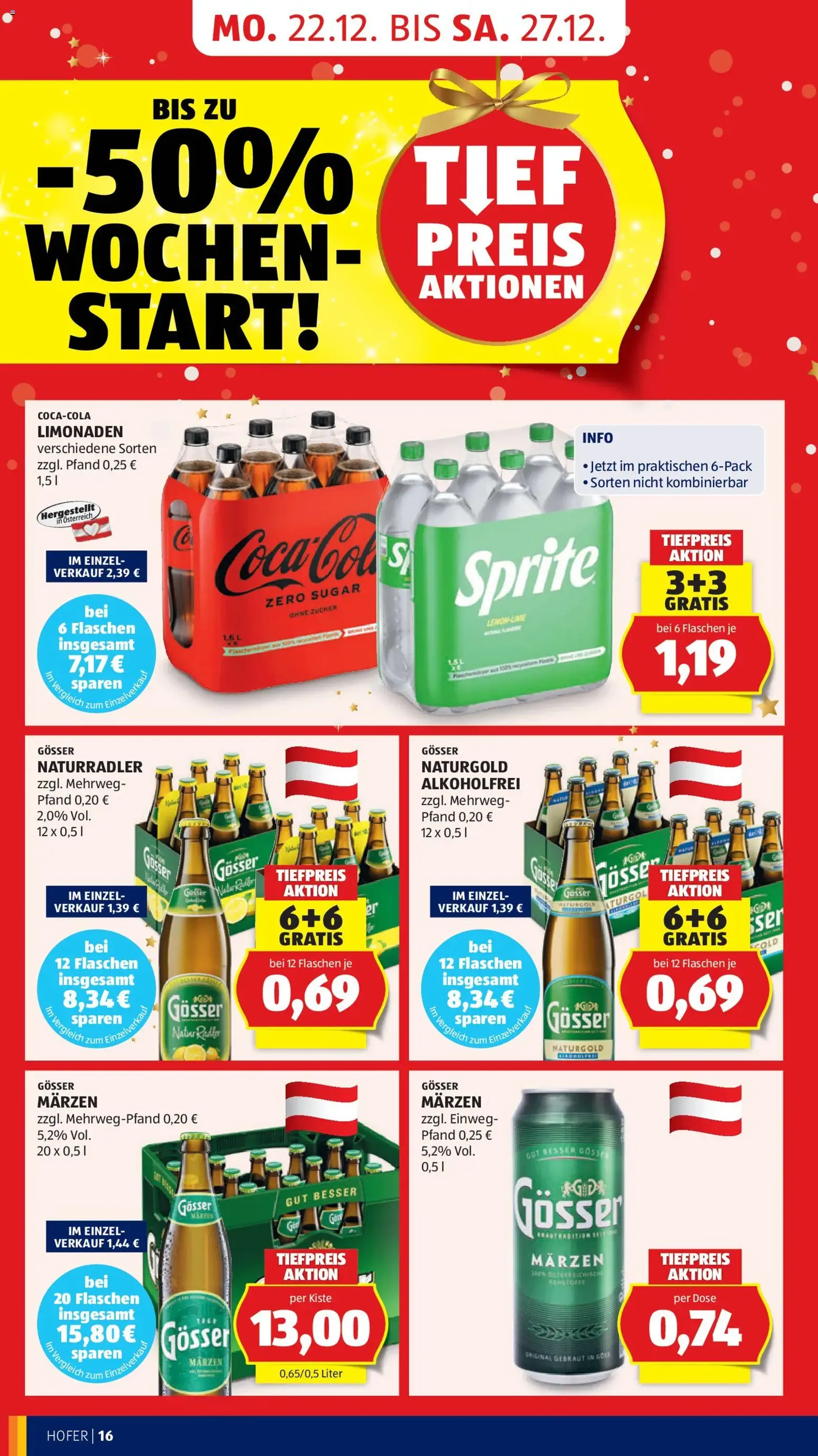 Hofer Flugblatt - Gültiger Prospekt ab 19.12.2025, Seite 22 von insgesamt 41