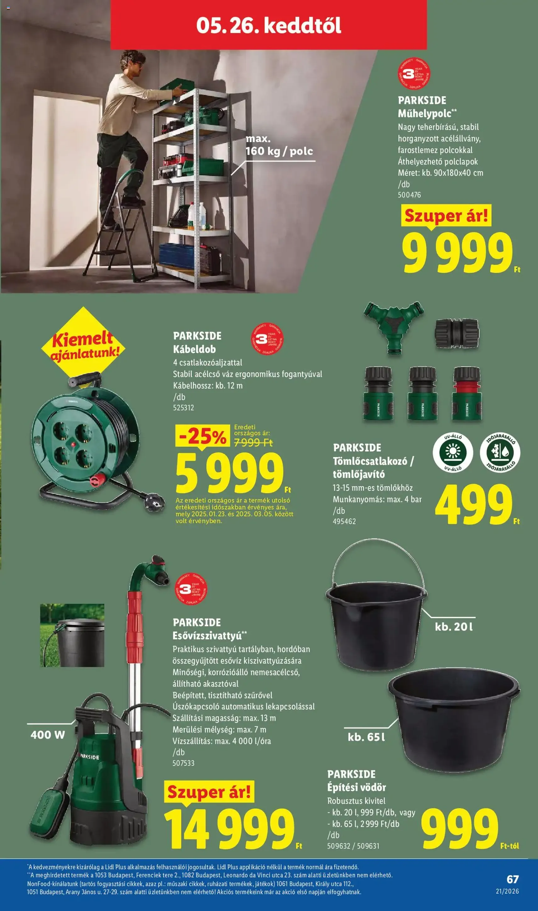 Lidl akciós újság - 2026.05.21. érvényes szórólap 67 oldal 84 oldalból