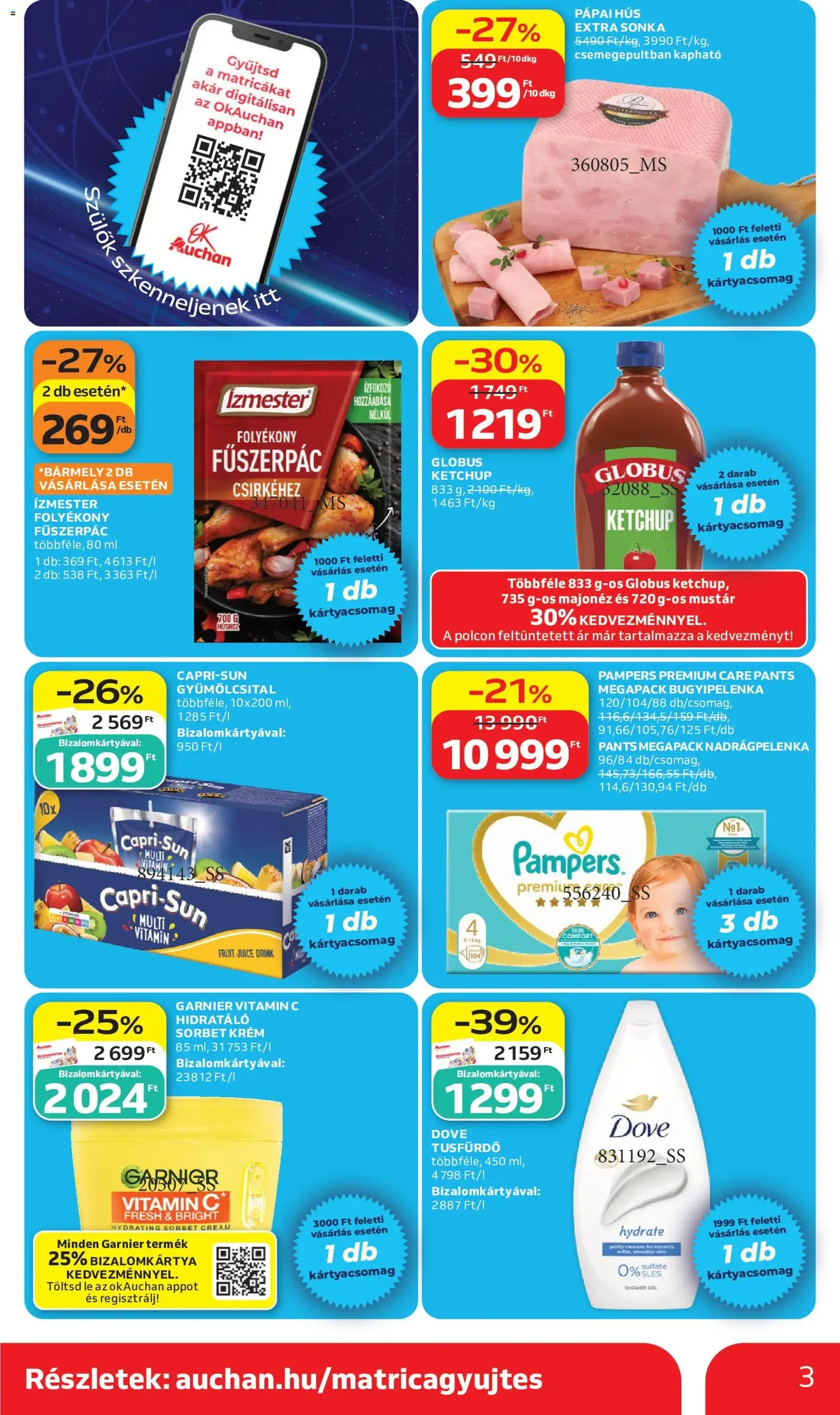 Auchan akciós újság - 2026.06.11. érvényes szórólap 3 oldal 46 oldalból