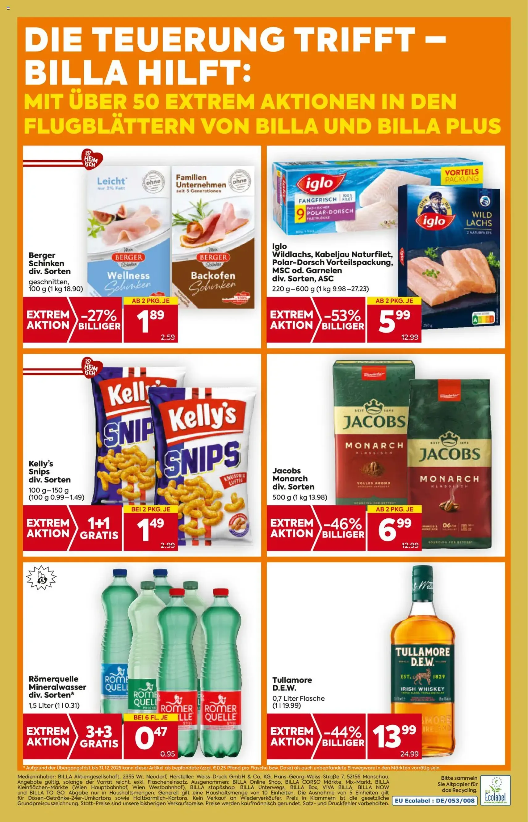Billa Flugblatt - Gültiger Prospekt ab 13.11.2025, Seite 20 von insgesamt 20