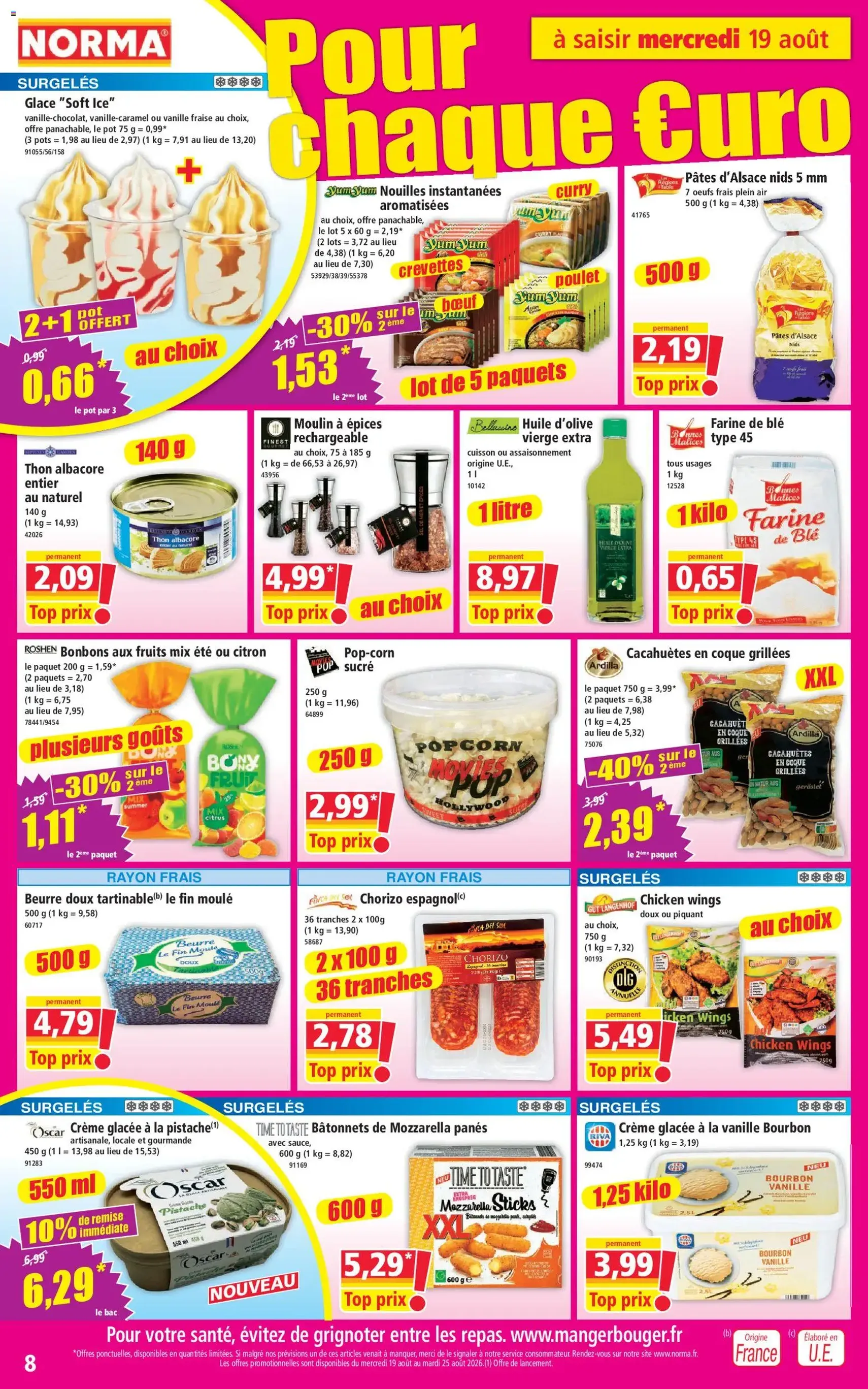 Norma catalogue - brochure valable à partir du 19/08/2026, page 8 sur 12