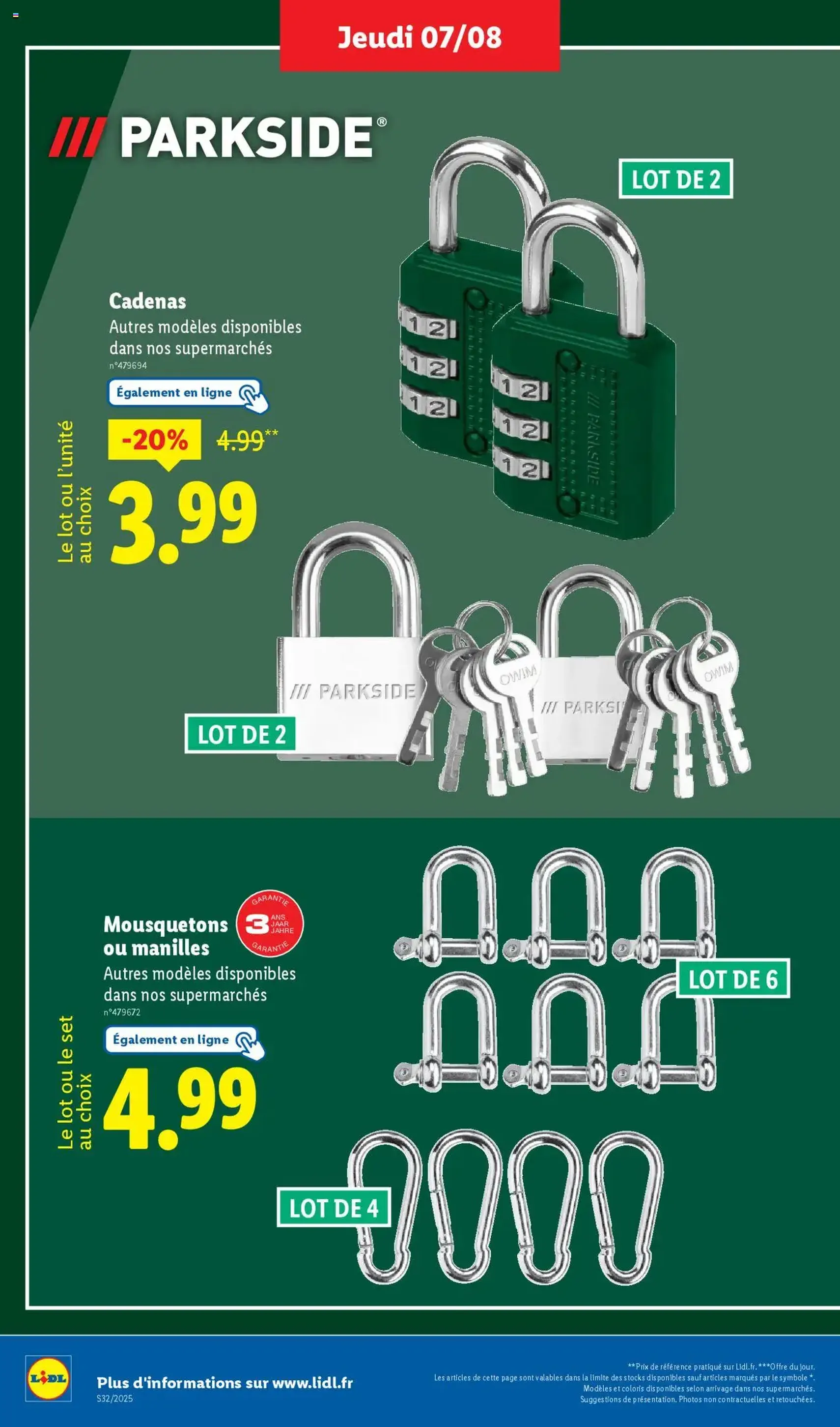 LIDL catalogue semaine 31 - brochure valable à partir du 07/08/2025, page 38 sur 76 LIDL catalogue semaine 31 - brochure valable à partir du 07/08/2025, page 38 sur 76