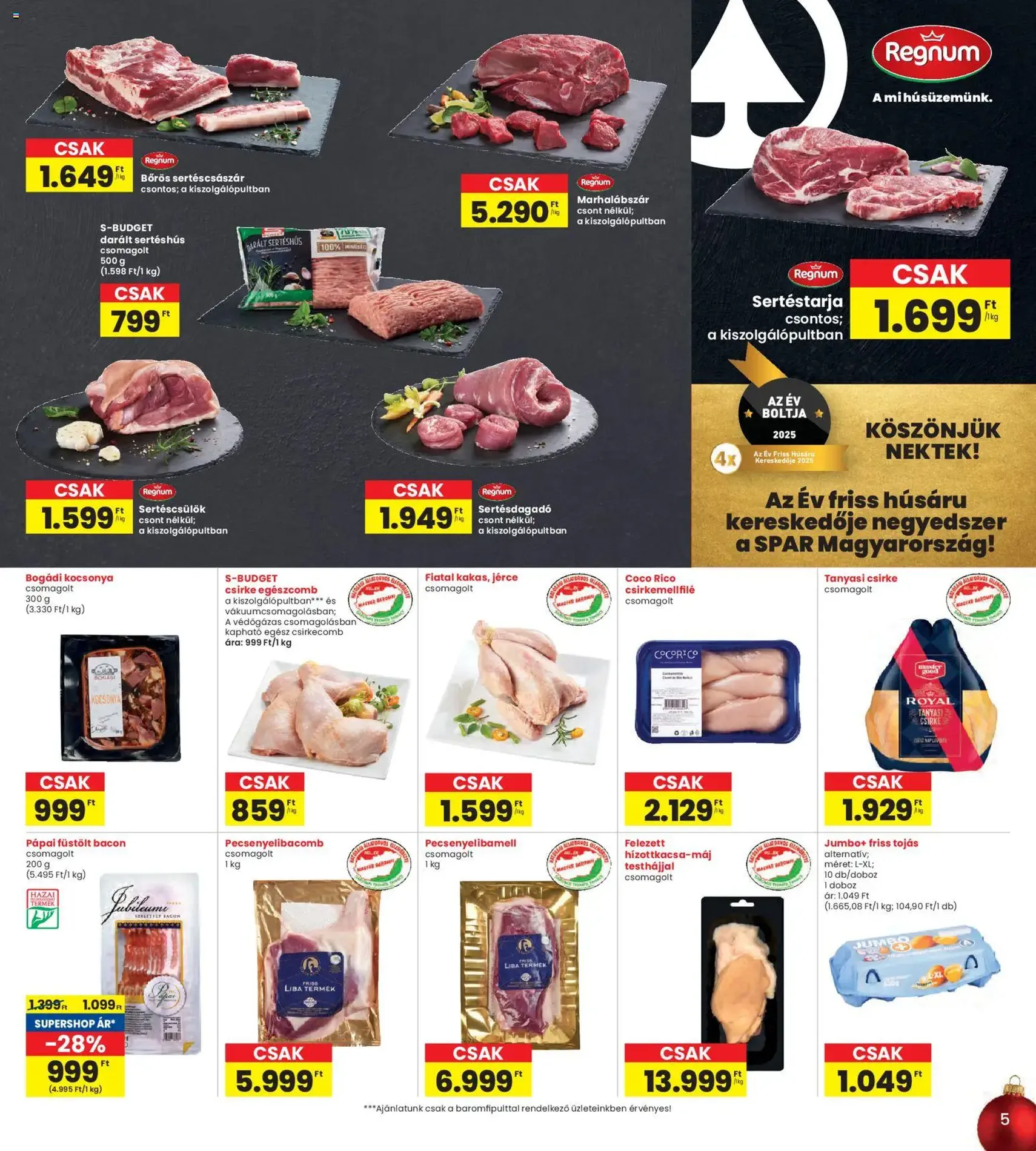 Interspar Akciós újság - 2025.12.11. érvényes szórólap 5 oldal 24 oldalból