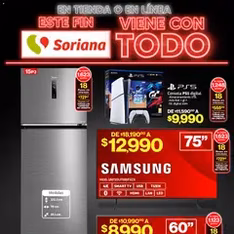Vista previa del folleto Soriana - Este fin Soriana viene con todo Híper Nacional válido desde 29/10/2025 Vista previa del folleto Soriana - Este fin Soriana viene con todo Híper Nacional válido desde 29/10/2025