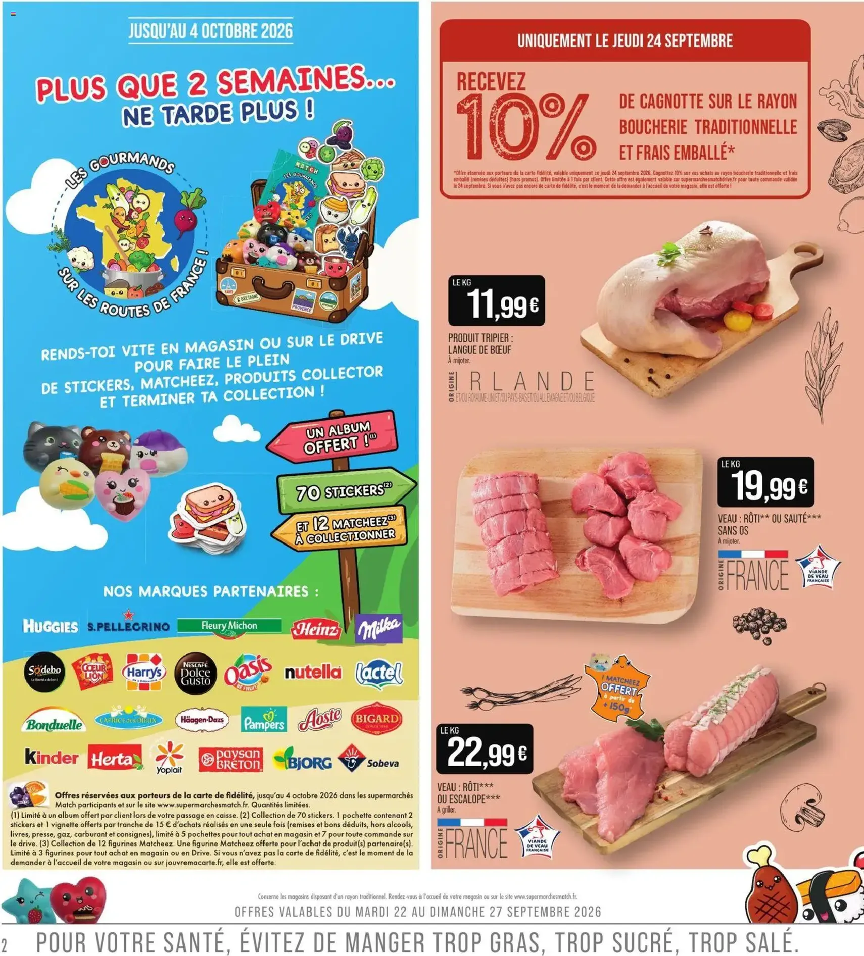 Match Supermarché catalogue - brochure valable à partir du 22/09/2026, page 2 sur 24