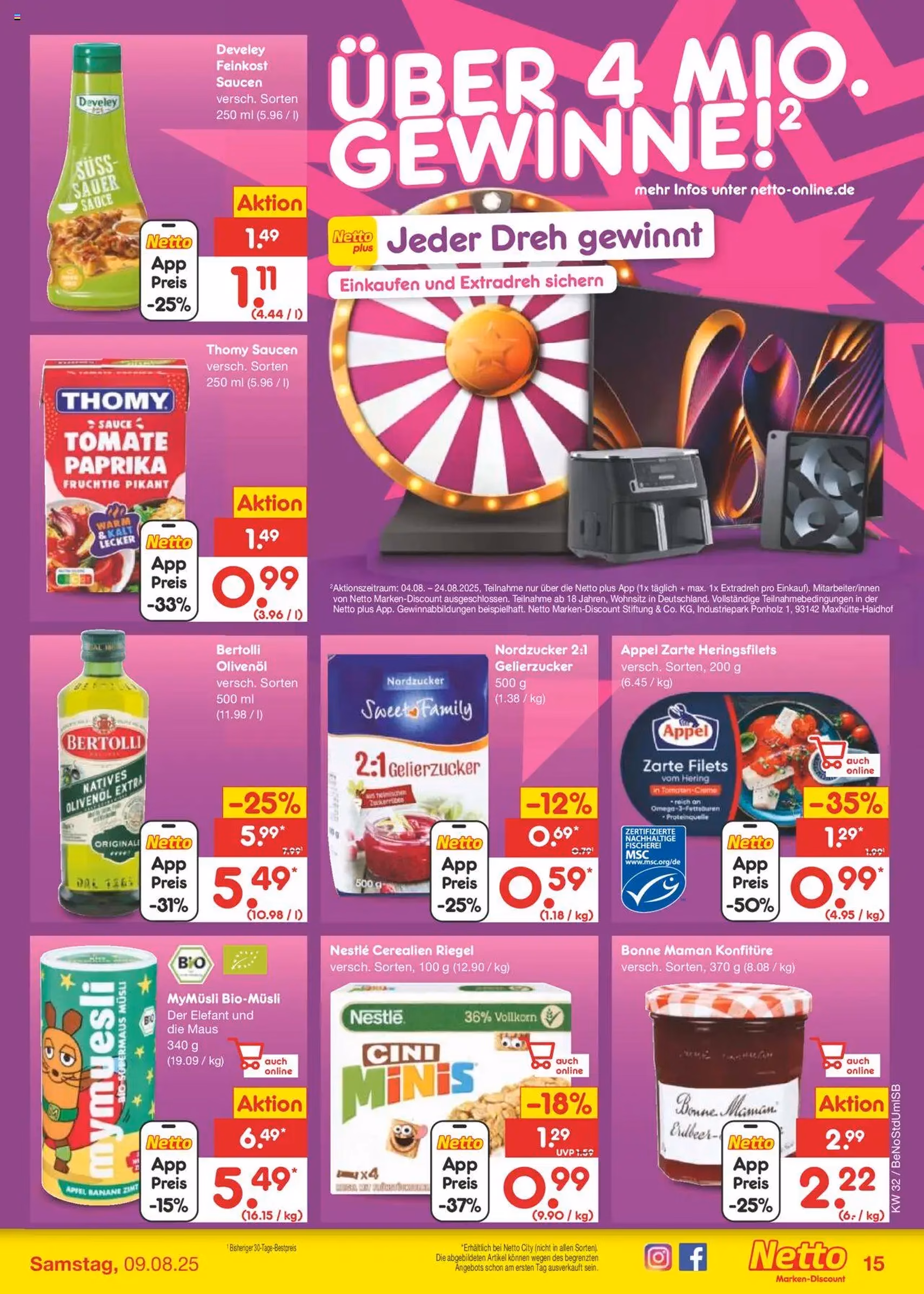 Netto Marken-Discount Prospekt - Gültiger Prospekt ab 04.08.2025, Seite 19 von insgesamt 61 Netto Marken-Discount Prospekt - Gültiger Prospekt ab 04.08.2025, Seite 19 von insgesamt 61