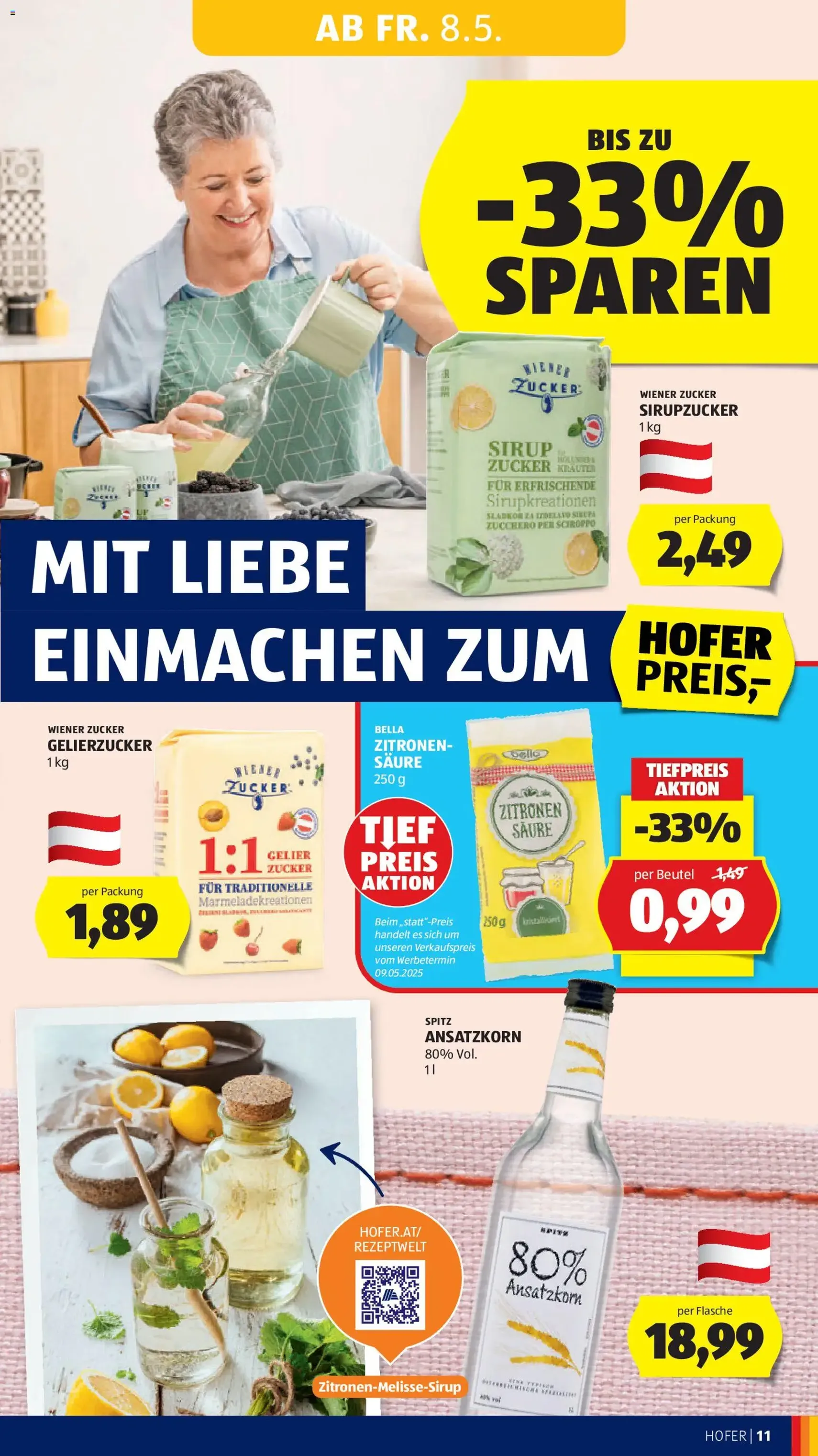 Hofer Flugblatt - Gültiger Prospekt ab 06.05.2026, Seite 15 von insgesamt 46