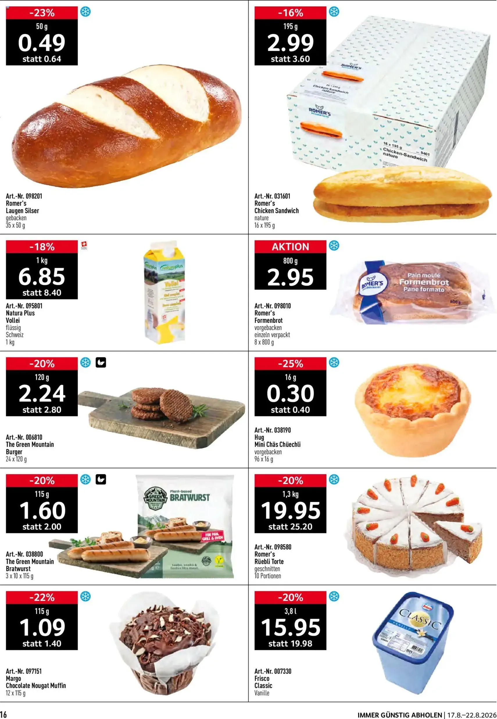 Prodega aktionen - Gültiger Prospekt ab 17.08.2026, Seite 16 von insgesamt 40