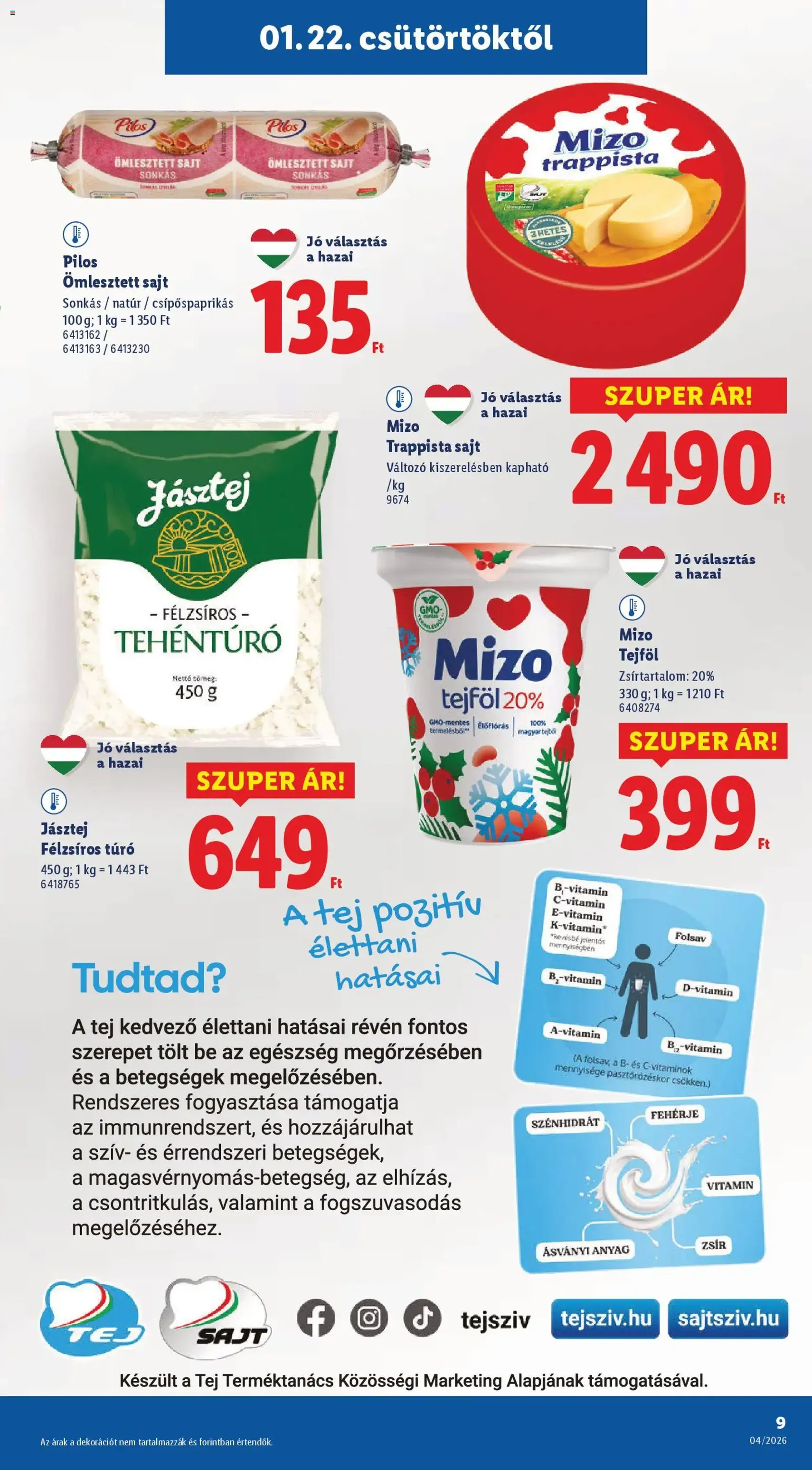Lidl Akciós újság - 2026.01.22. érvényes szórólap 9 oldal 58 oldalból