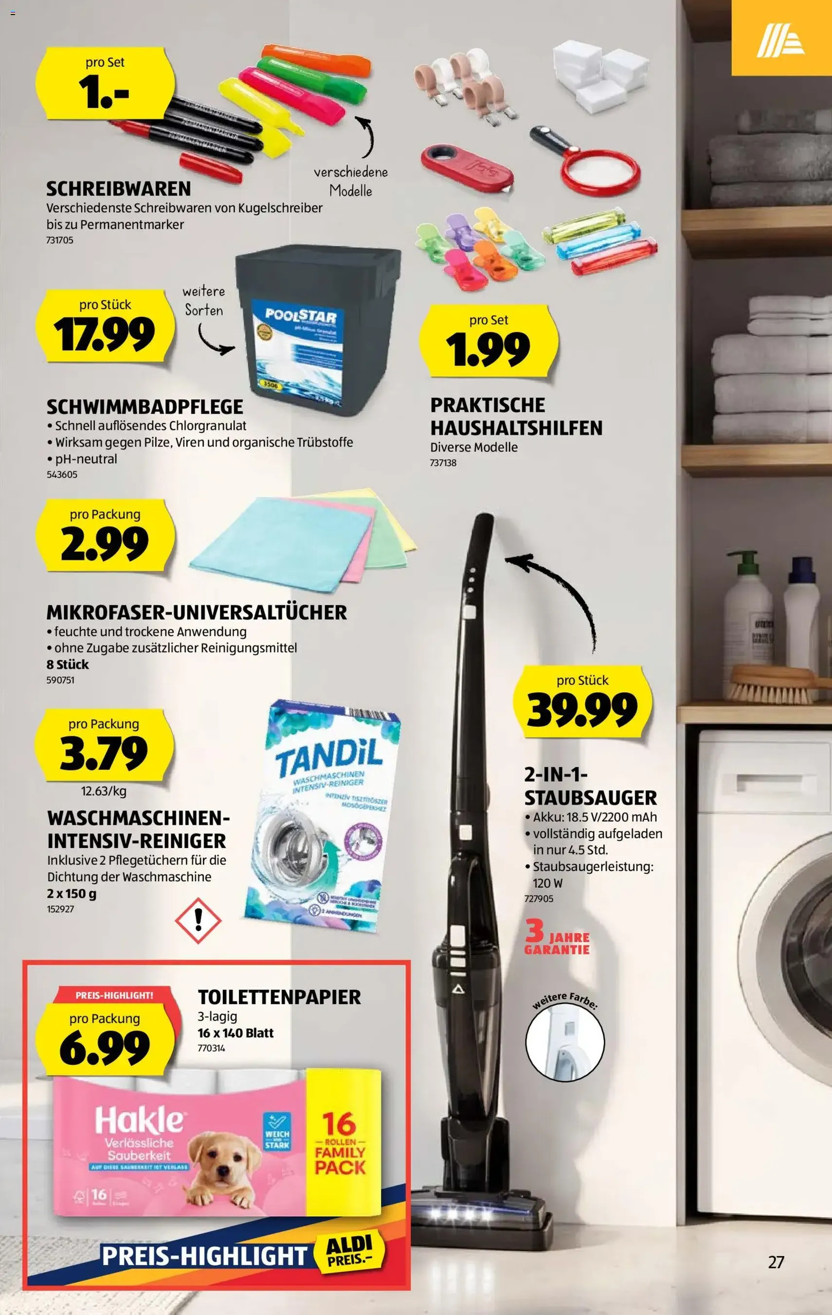 Aldi aktionen - Gültiger Prospekt ab 06.08.2026, Seite 27 von insgesamt 36
