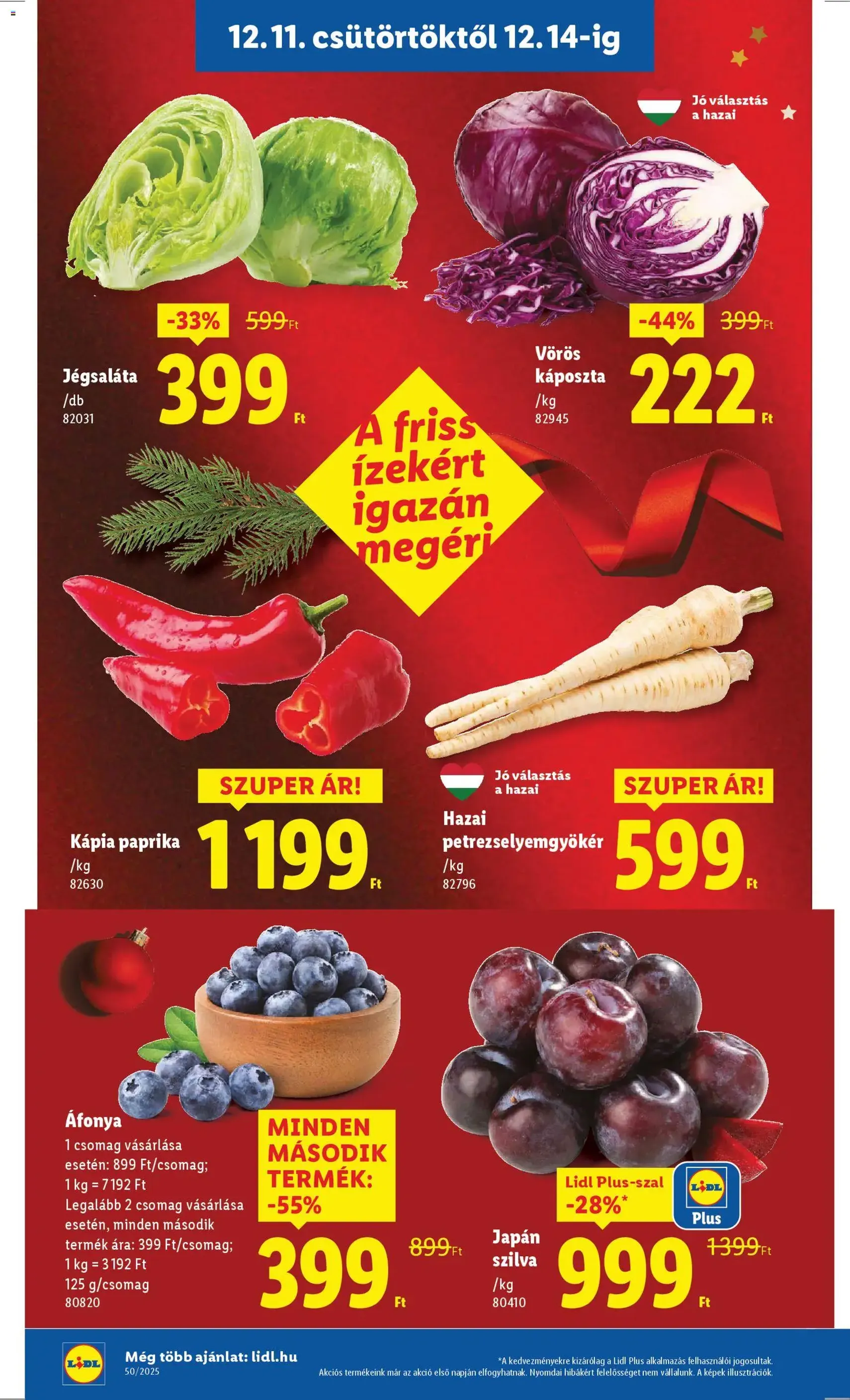 Lidl Akciós újság - 2025.12.11. érvényes szórólap 2 oldal 66 oldalból