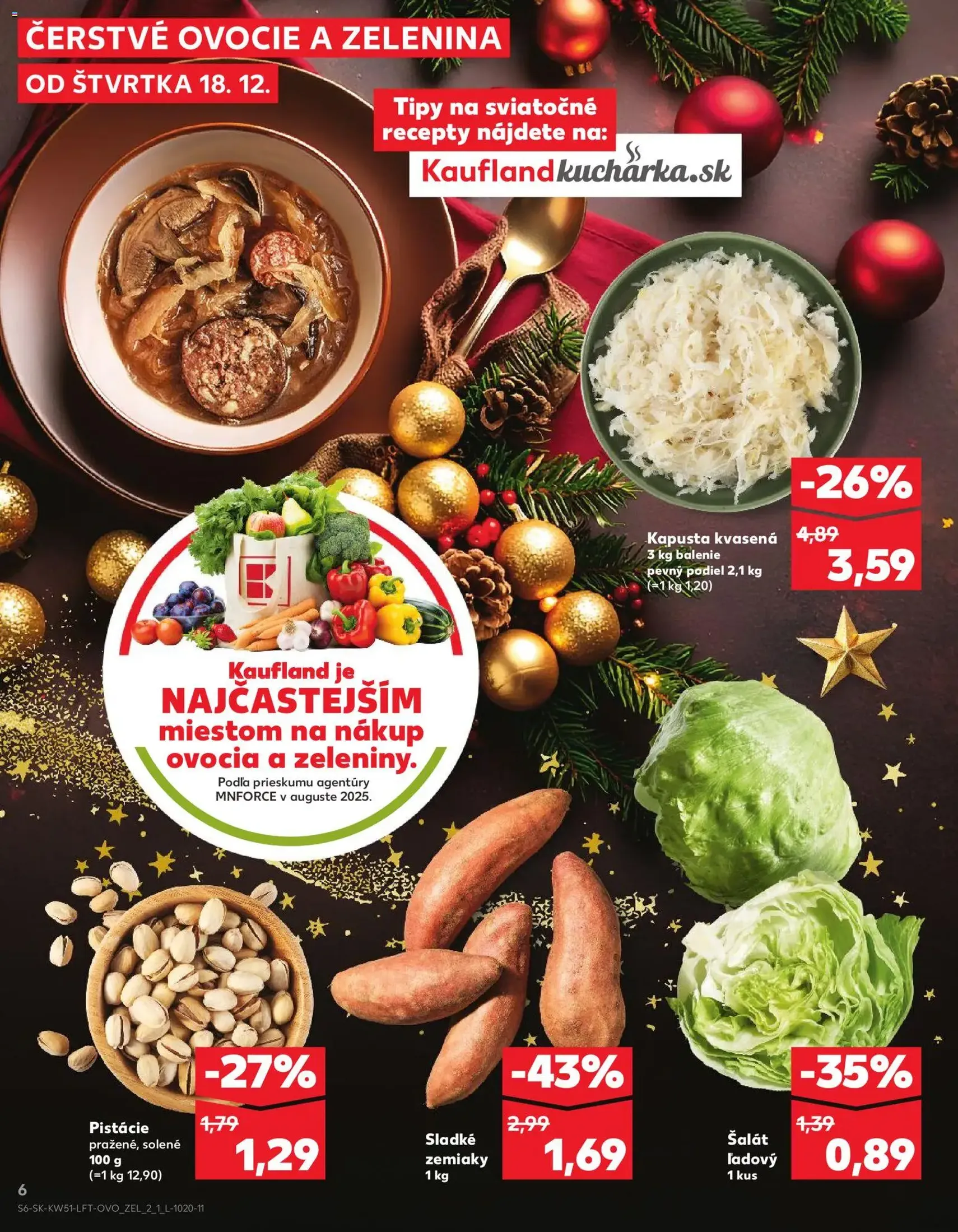 Kaufland SK Akciós újság - 2025.12.18. érvényes szórólap 6 oldal 78 oldalból