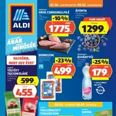 Aldi akciós újság - szórólap előnézete érvényes 2026.07.30. -tól