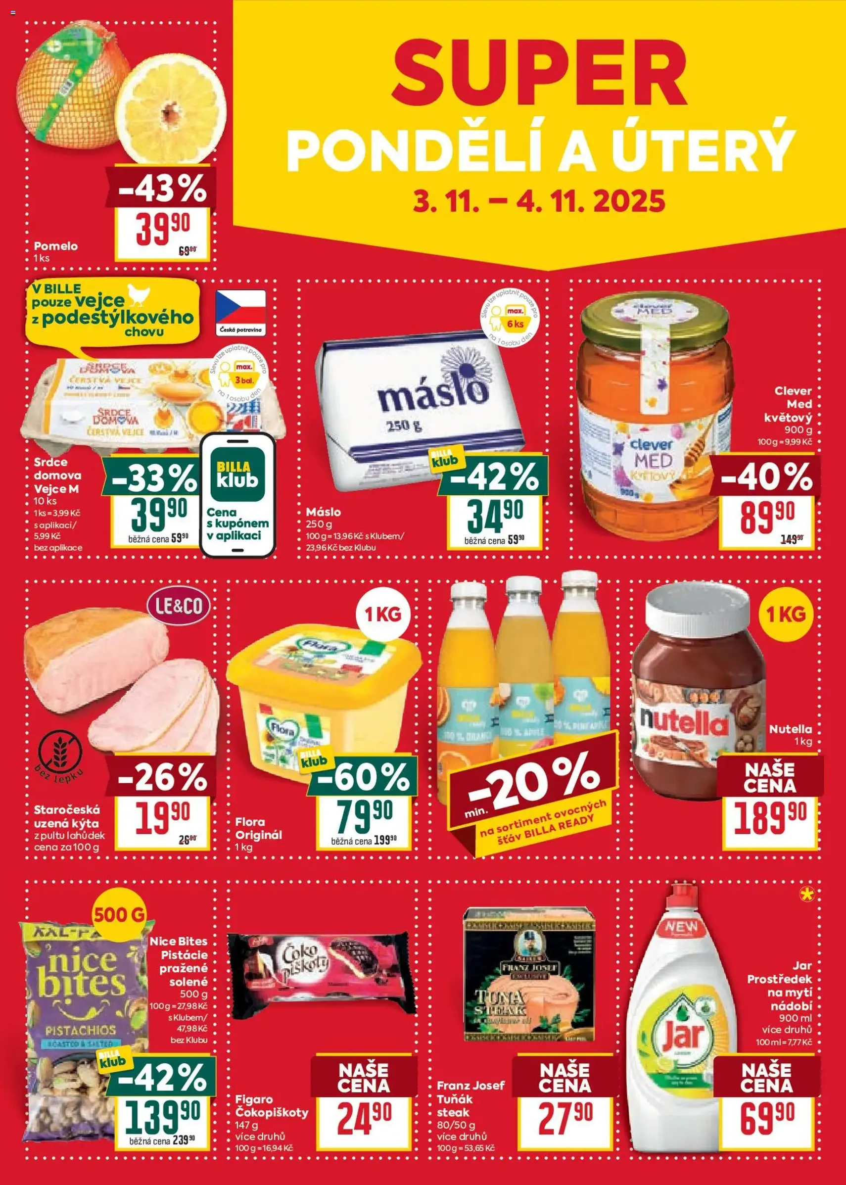 Billa Velký leták - platný leták od 29.10.2025 strana 42 z 45