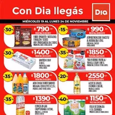 Vista previa del folleto Supermercado DIA Ofertas válido desde 19/11/2025