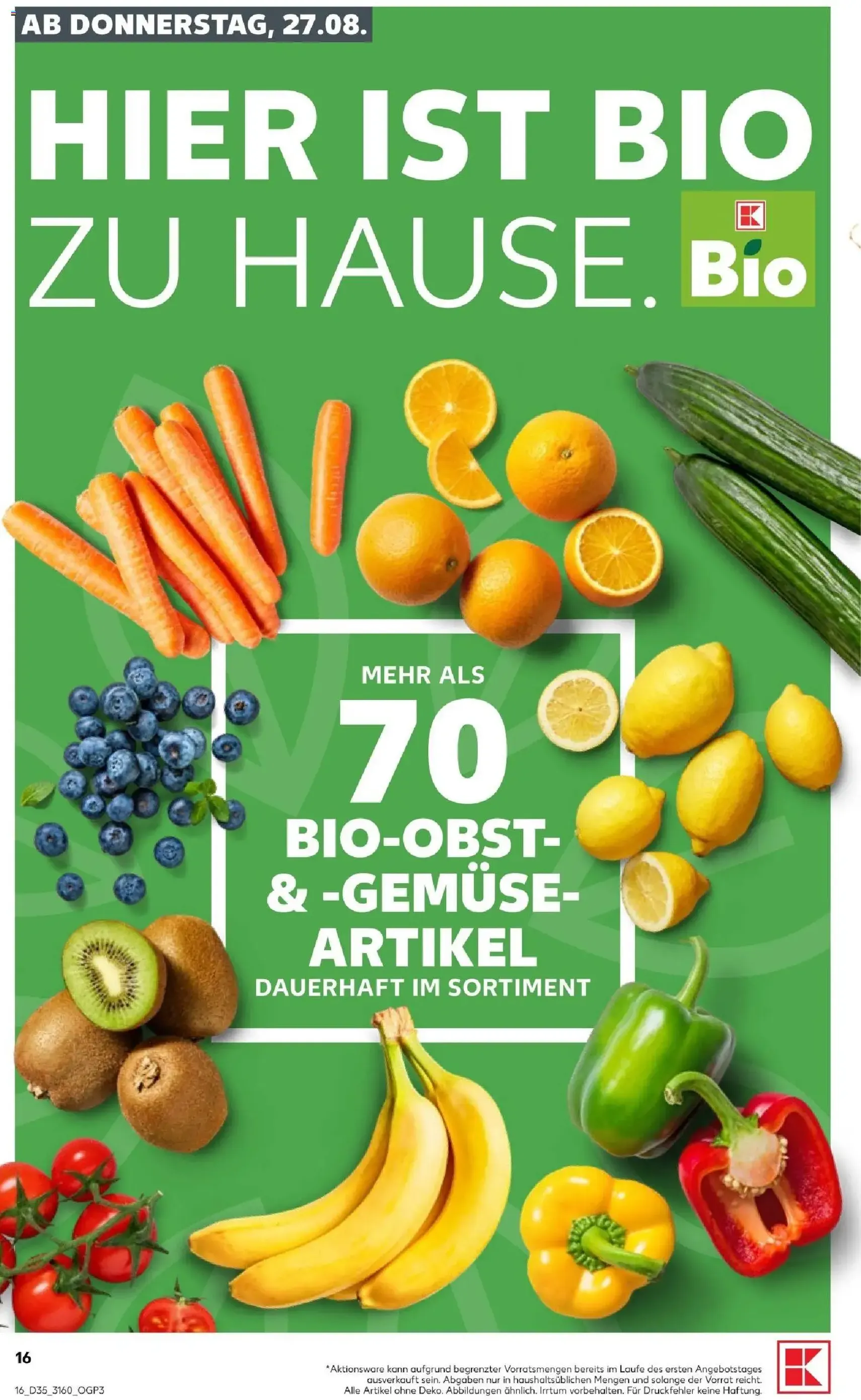 Kaufland Prospekt - Gültiger Prospekt ab 27.08.2026, Seite 16 von insgesamt 60