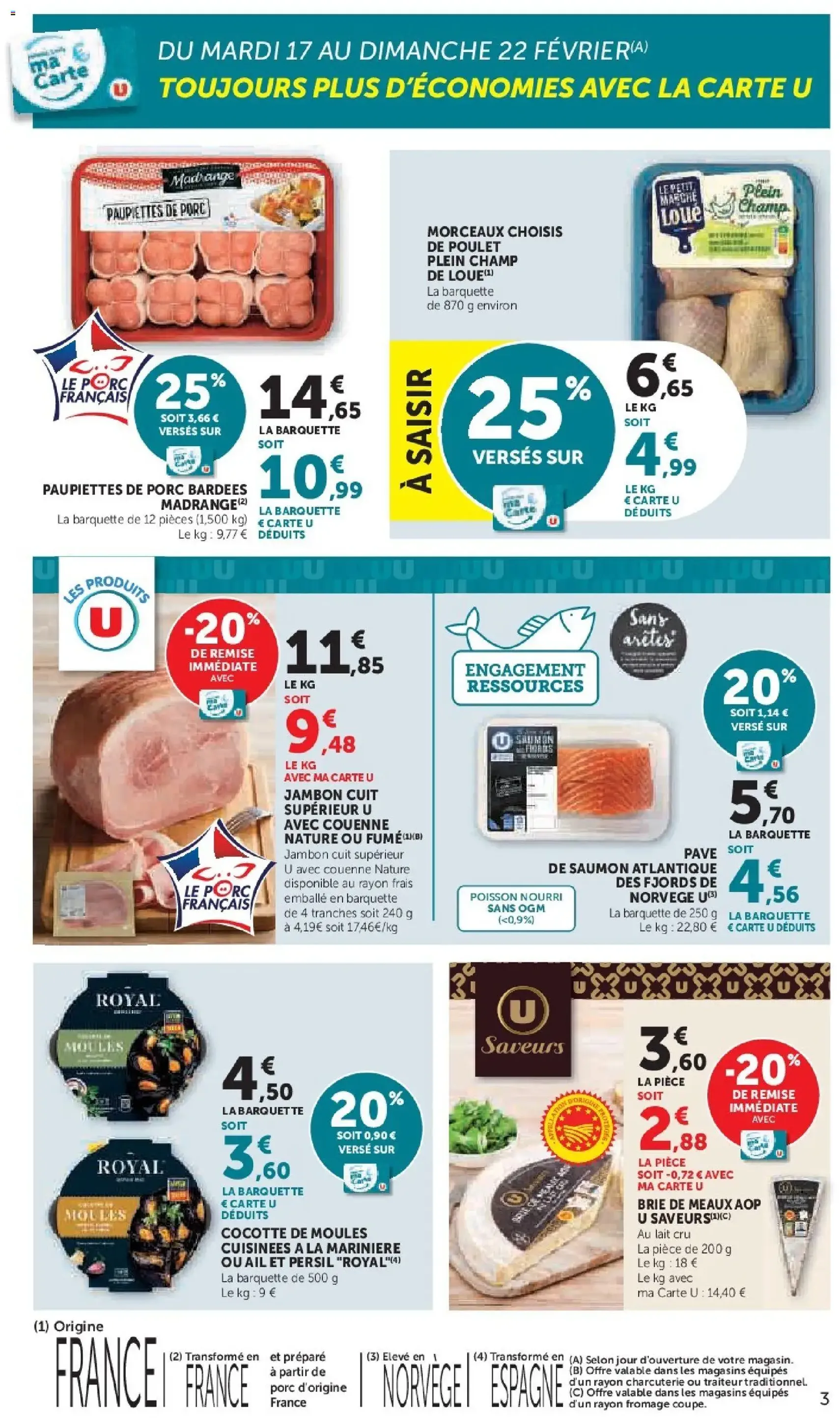 U Express Prospectus - brochure valable à partir du 17/02/2026, page 3 sur 18