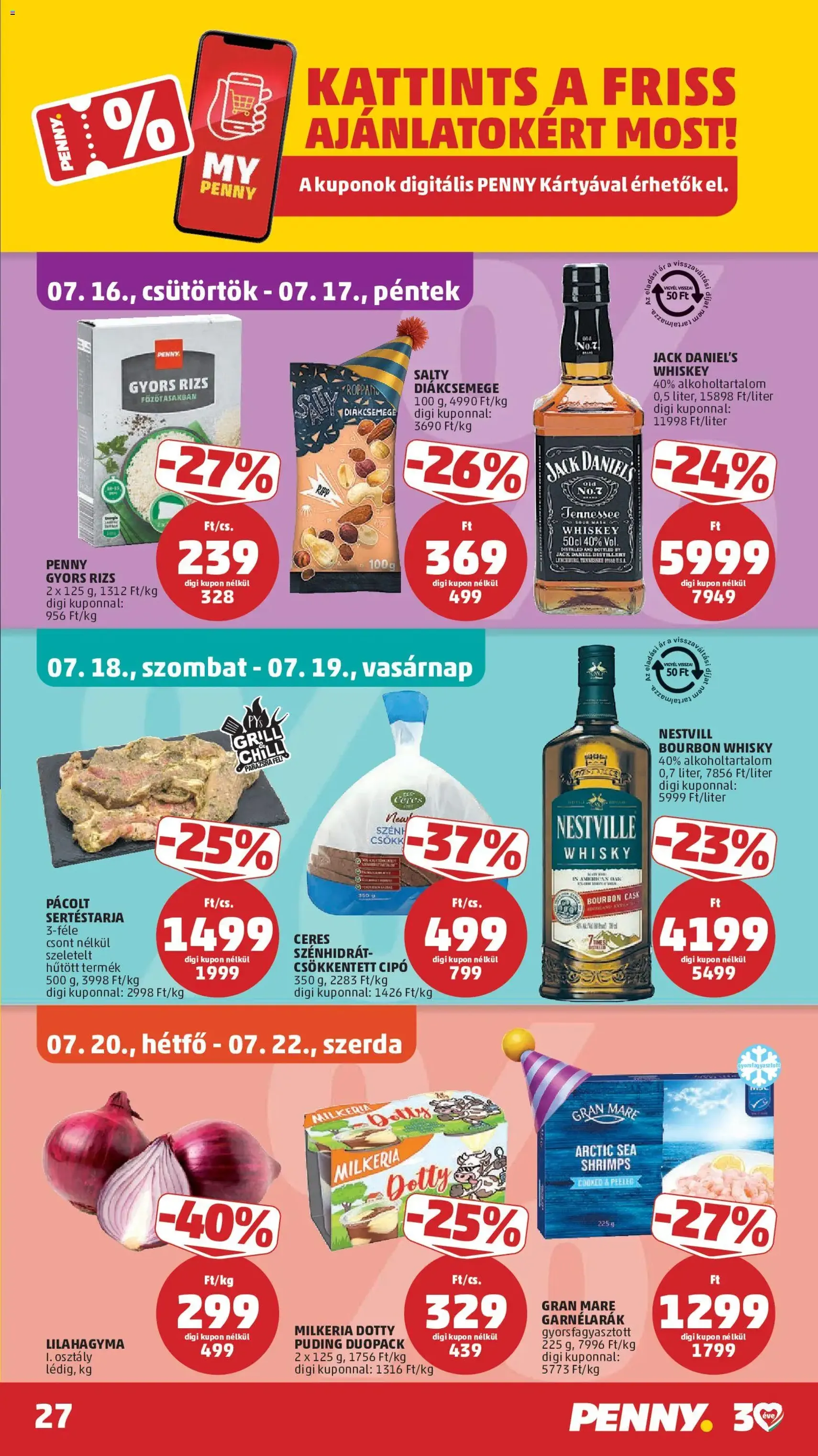 PENNY akciós újság - 2026.07.16. érvényes szórólap 31 oldal 42 oldalból