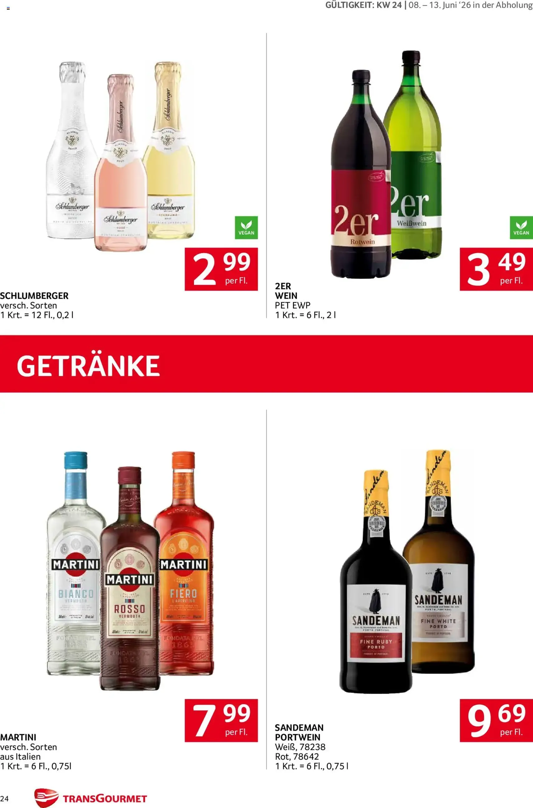 Transgourmet Flugblatt - Gültiger Prospekt ab 08.06.2026, Seite 24 von insgesamt 36
