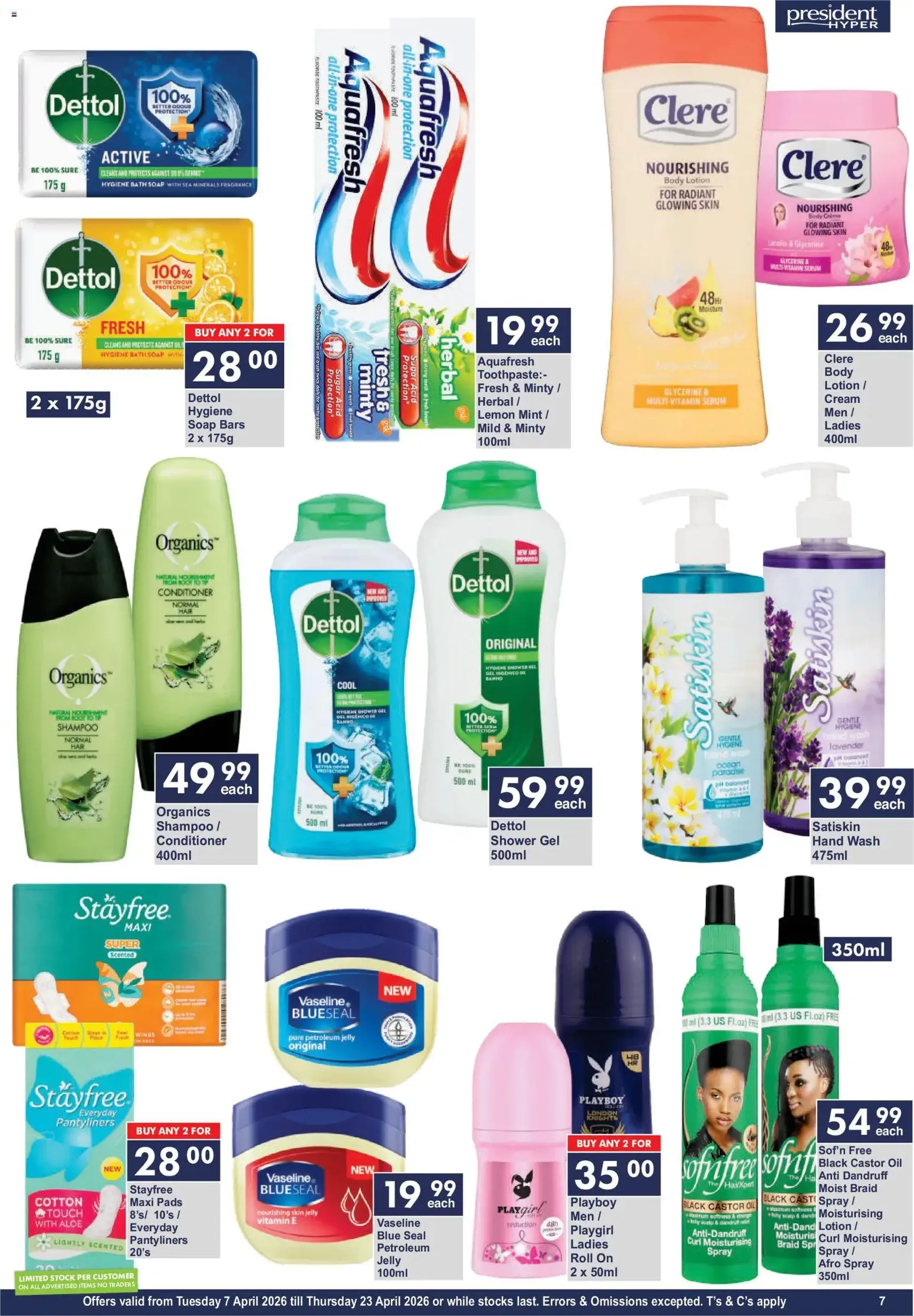 President Hyper - Hot Deals - valid flyer from 07/04/2026, page 7 of 9