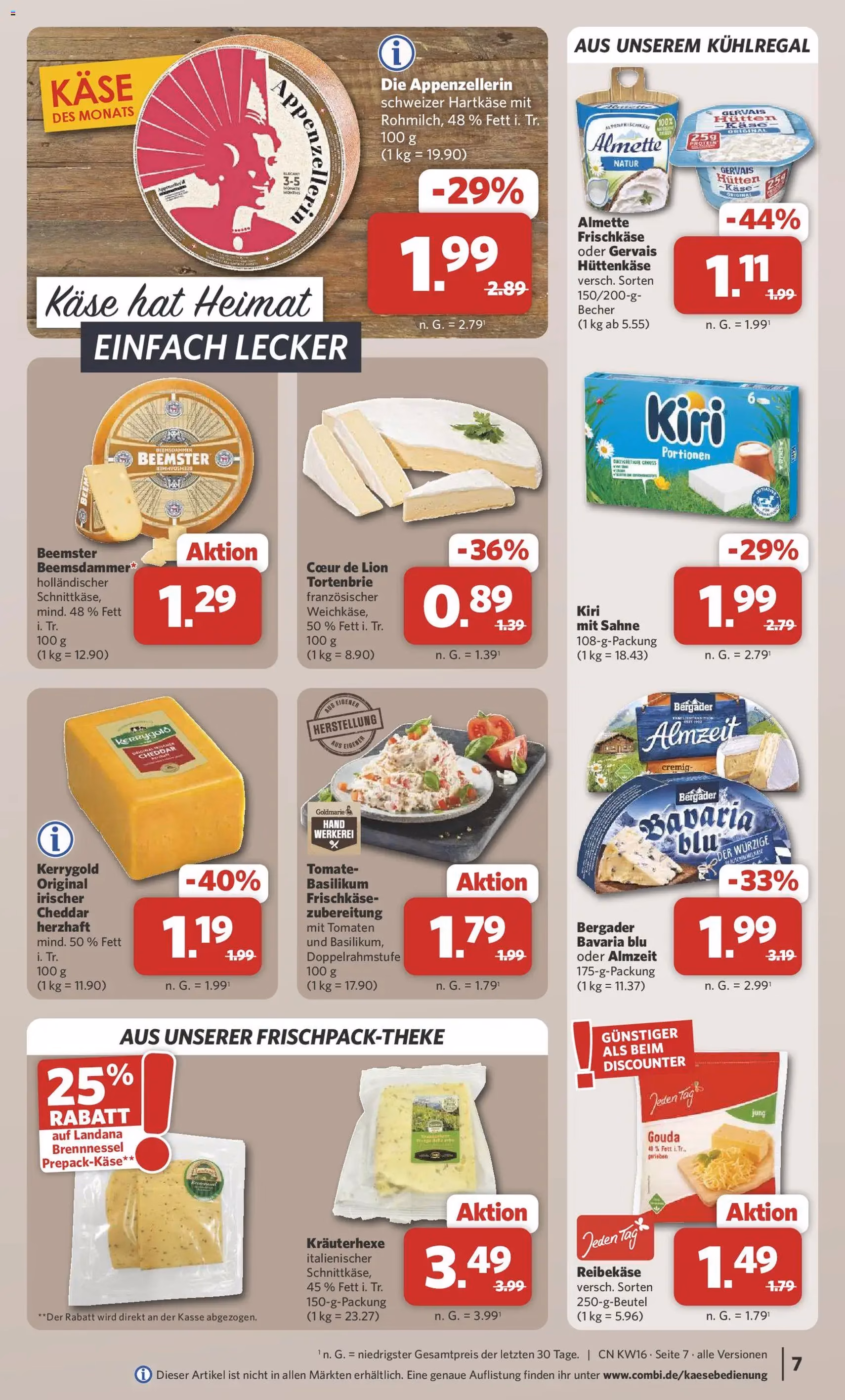 Combi Prospekt - Gültiger Prospekt ab 13.04.2026, Seite 7 von insgesamt 38