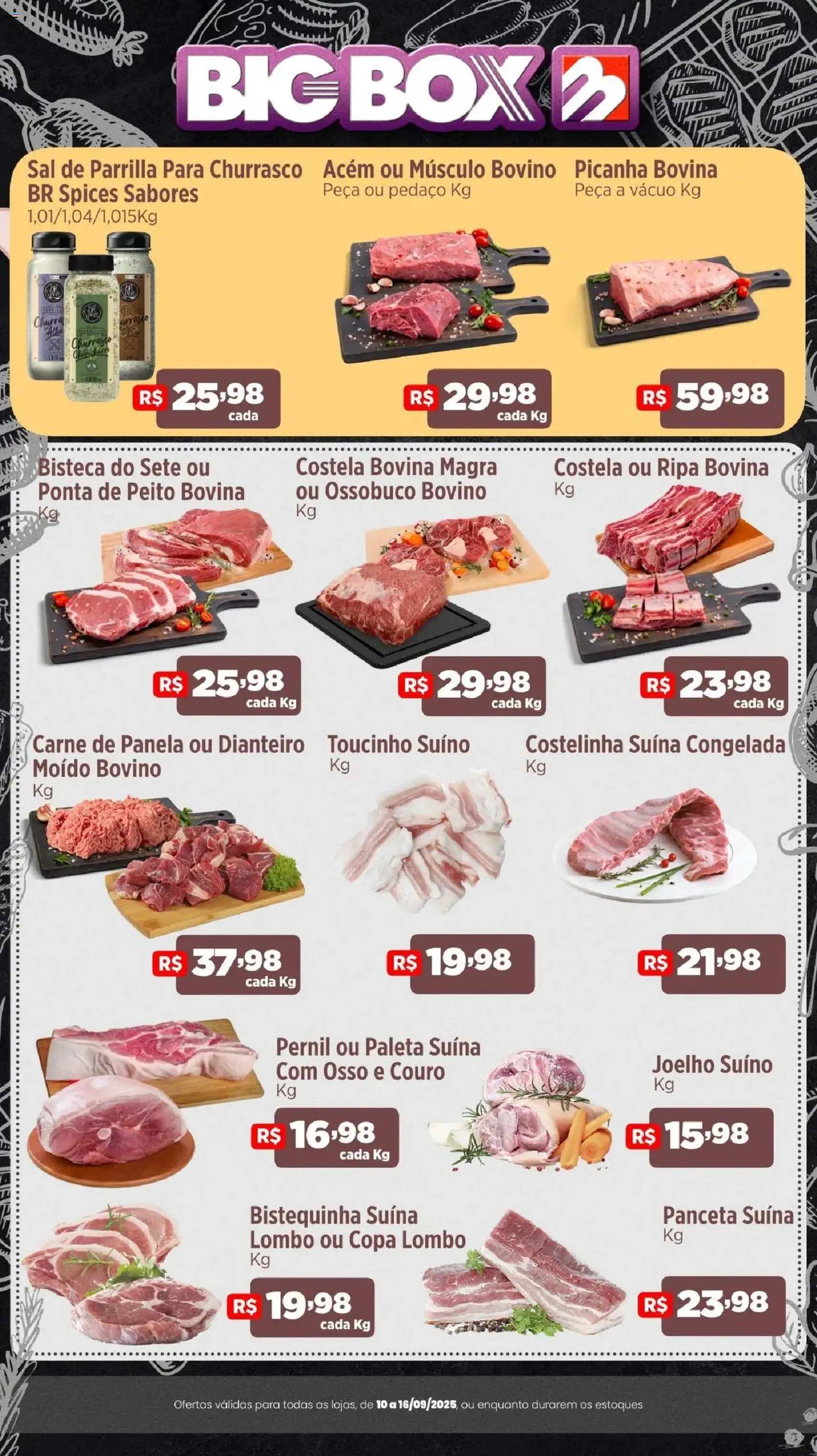 Big Box - Ofertas Carne - folheto válido a partir de 10/09/2025 página 1 de 2