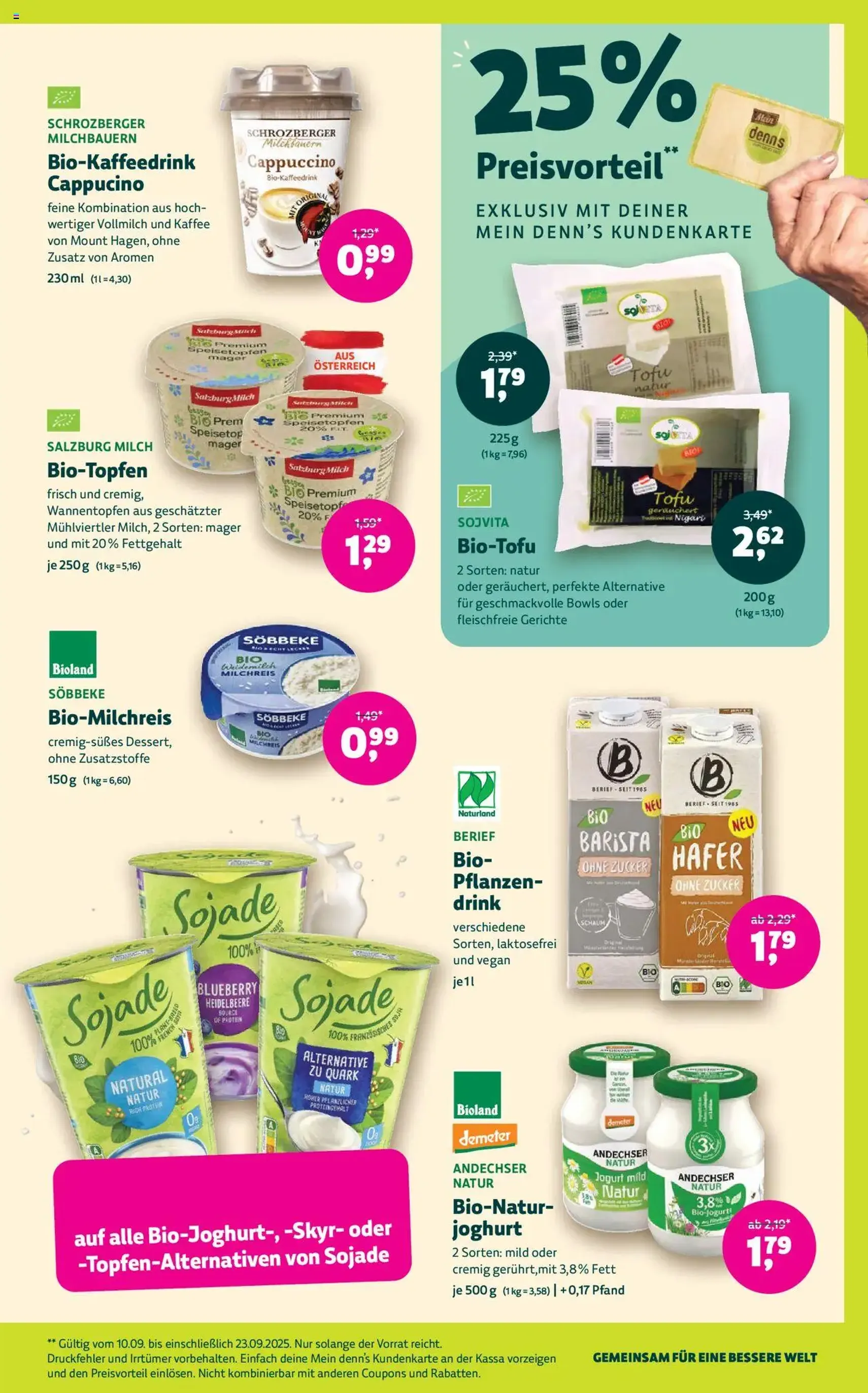 Denns BioMarkt Angebote - Gültiger Prospekt ab 10.09.2025, Seite 3 von insgesamt 12