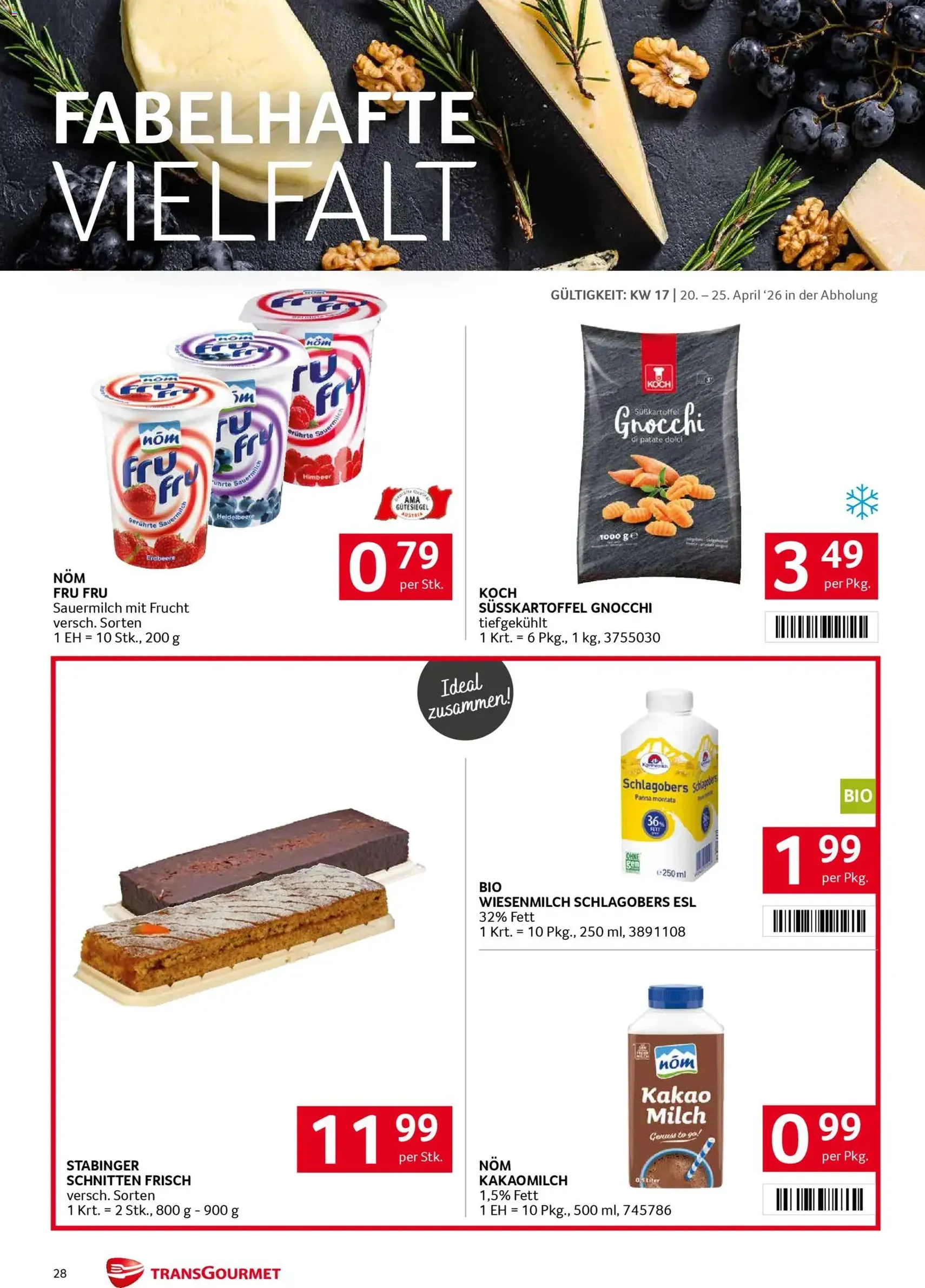 Transgourmet Flugblatt - Gültiger Prospekt ab 20.04.2026, Seite 28 von insgesamt 32
