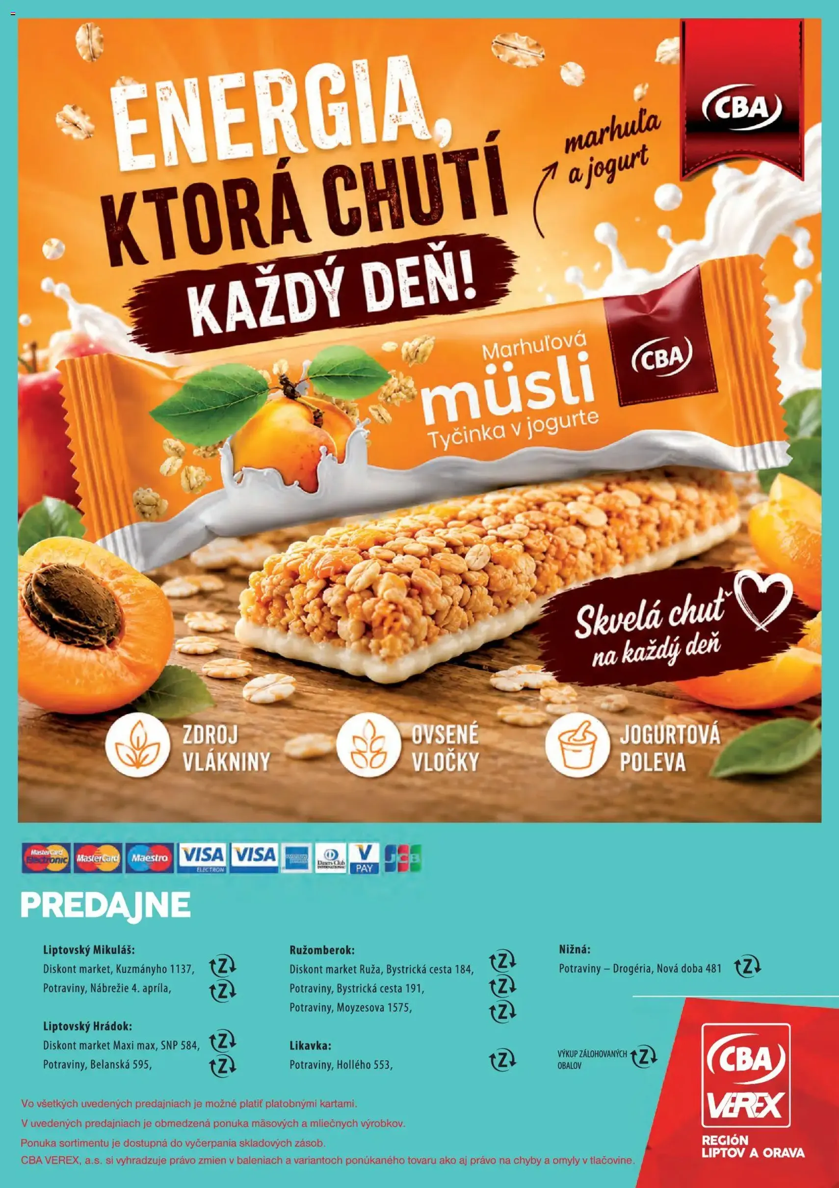 CBA Verex leták - platný leták od 03.09.2026 strana 24 z 24