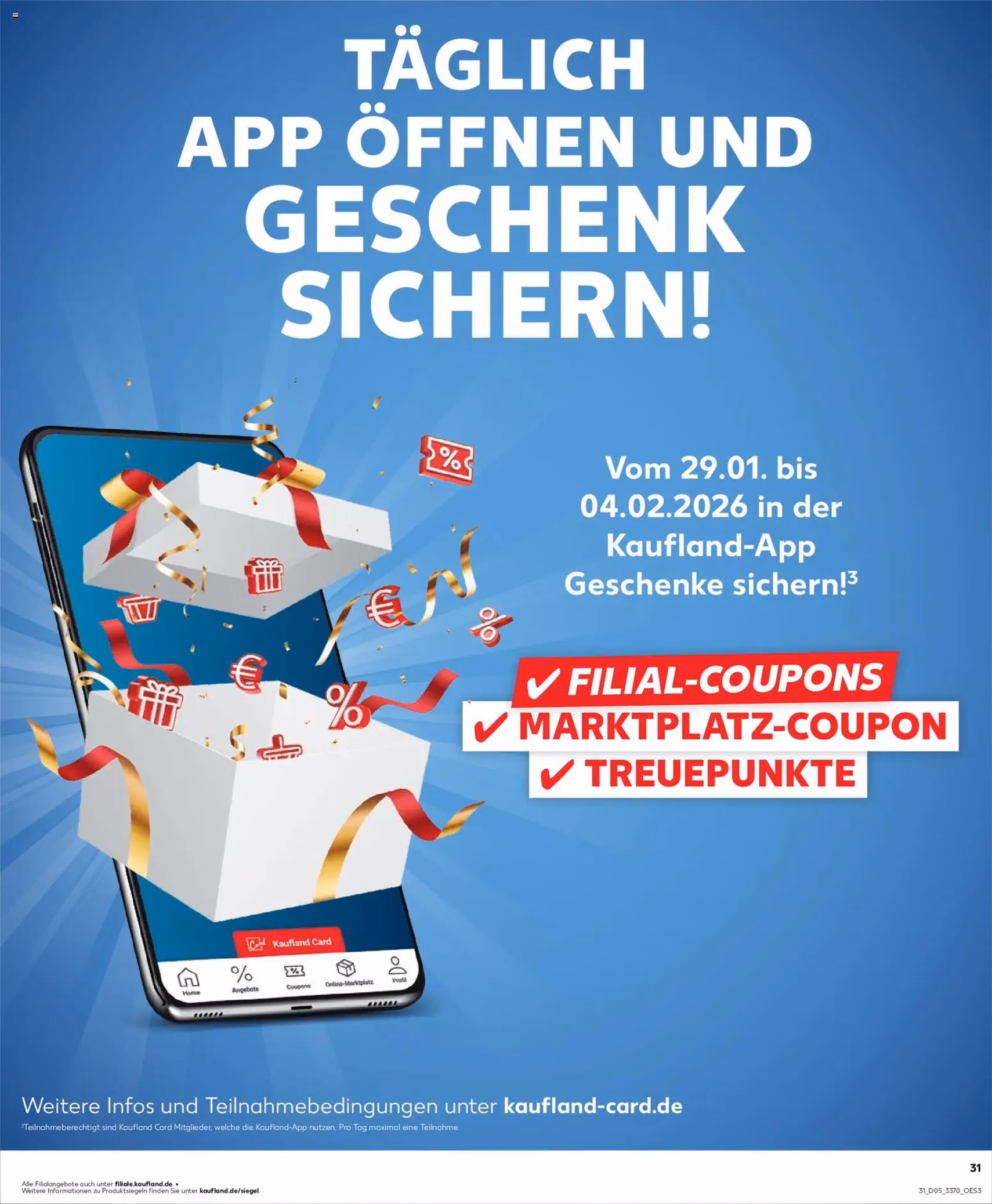 Kaufland Prospekt - Gültiger Prospekt ab 29.01.2026, Seite 31 von insgesamt 37