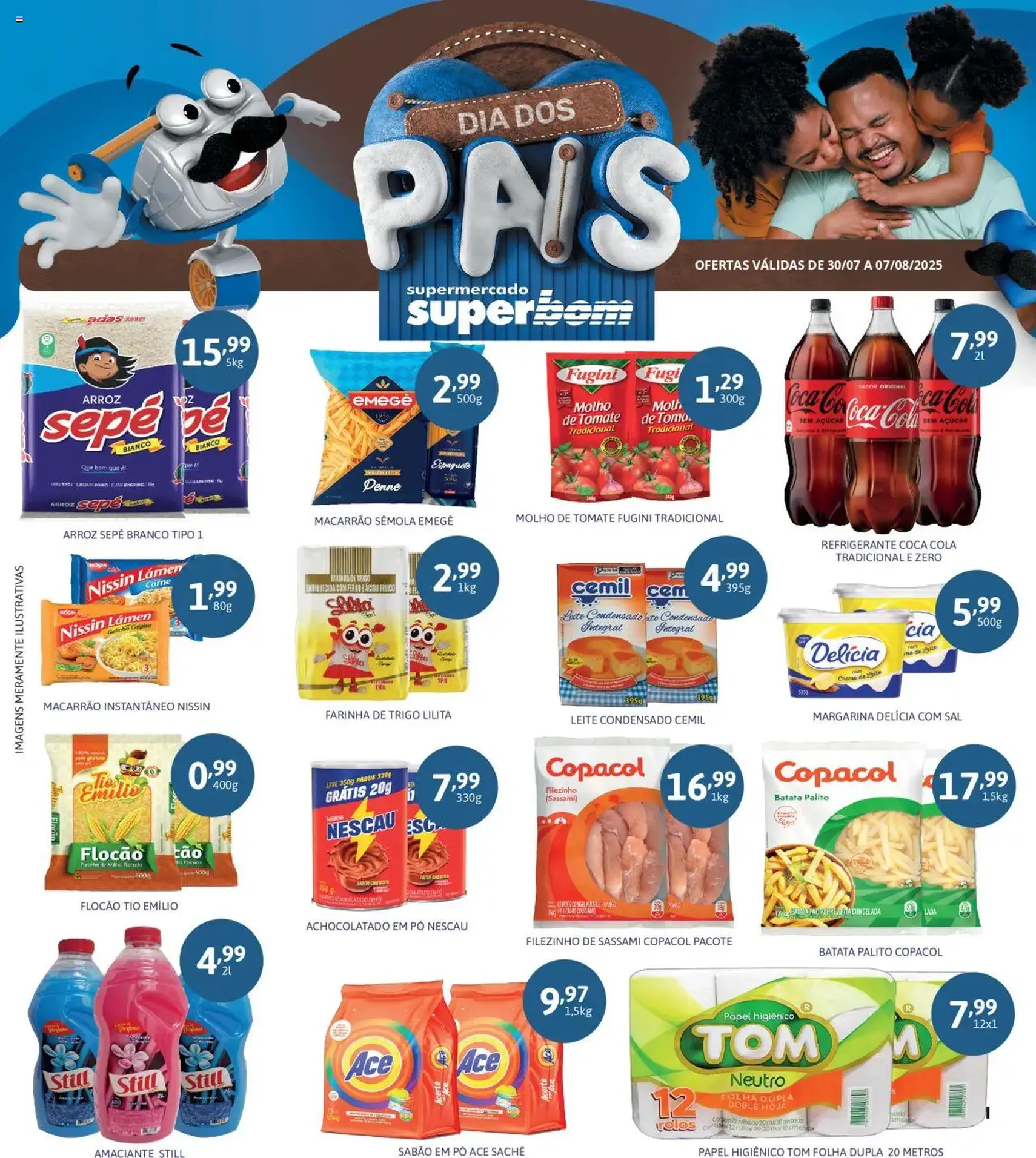 Superbom - Ofertas Dia dos Pais - folheto válido a partir de 30/07/2025 página 1 de 4