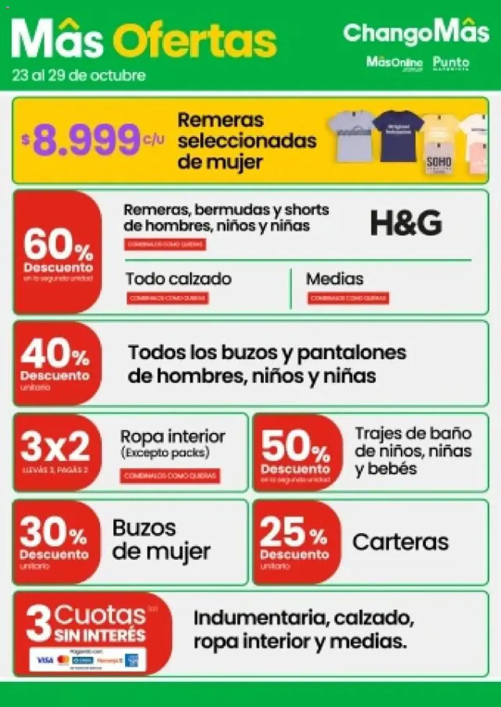 Changomas ofertas - folleto válido desde 23/10/2025 página 11 de 13 Changomas ofertas - folleto válido desde 23/10/2025 página 11 de 13