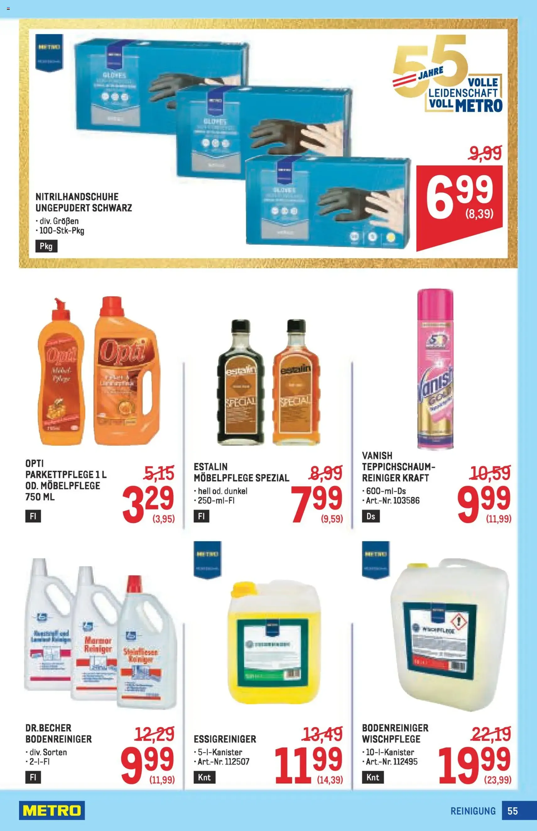 Metro angebote Profi - Gültiger Prospekt ab 05.03.2026, Seite 55 von insgesamt 72