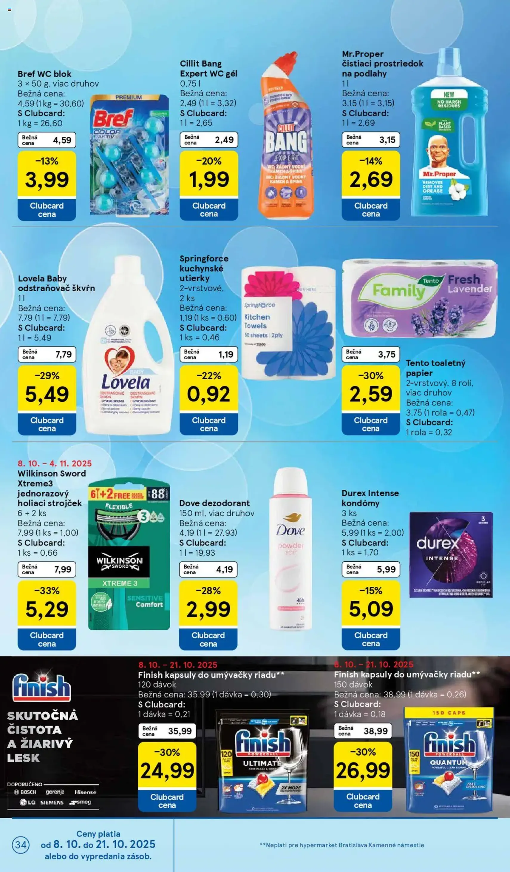 Tesco Hypermarket - leták - platný leták od 08.10.2025 strana 34 z 43