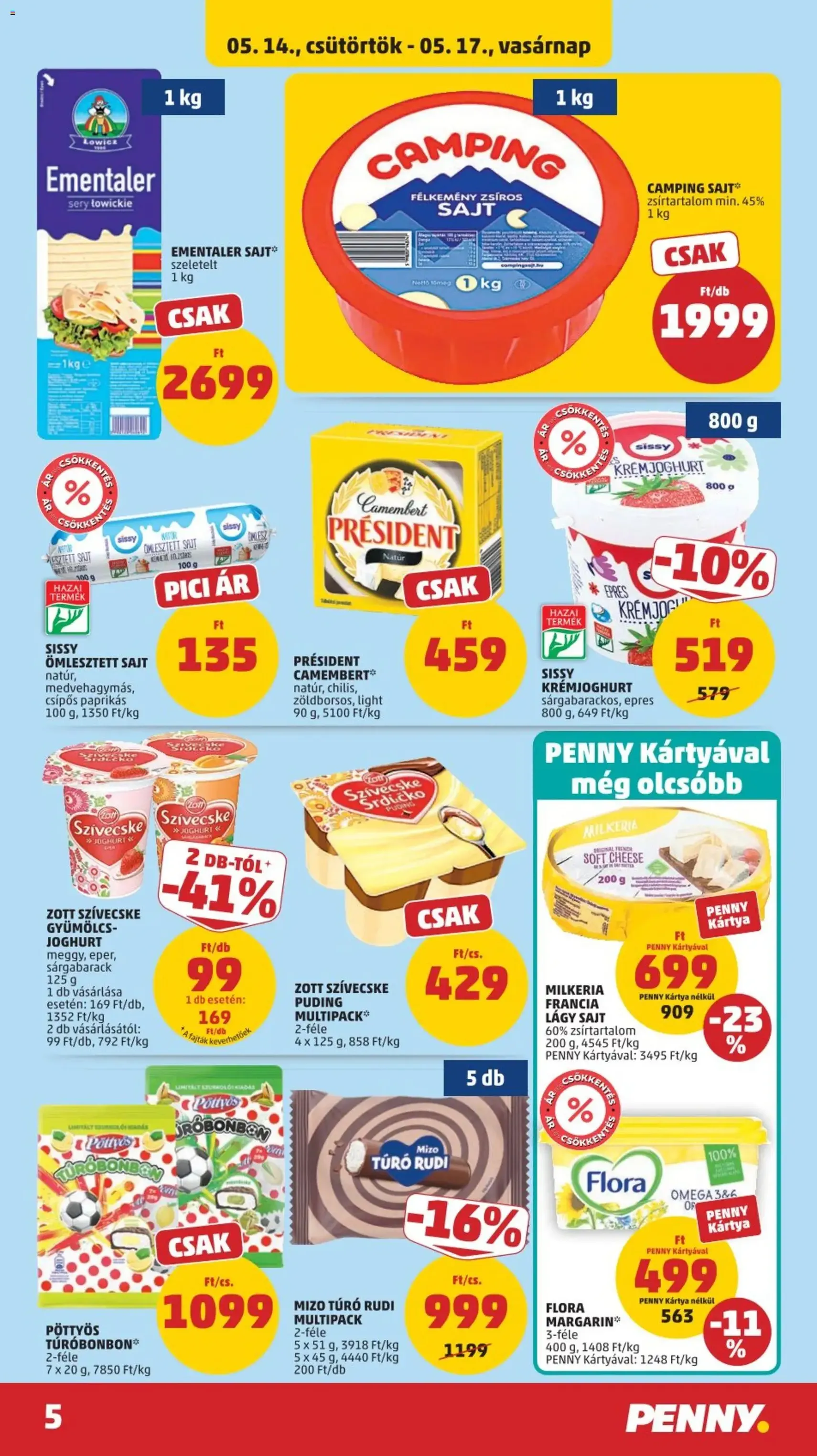 PENNY akciós újság - 2026.05.14. érvényes szórólap 7 oldal 39 oldalból