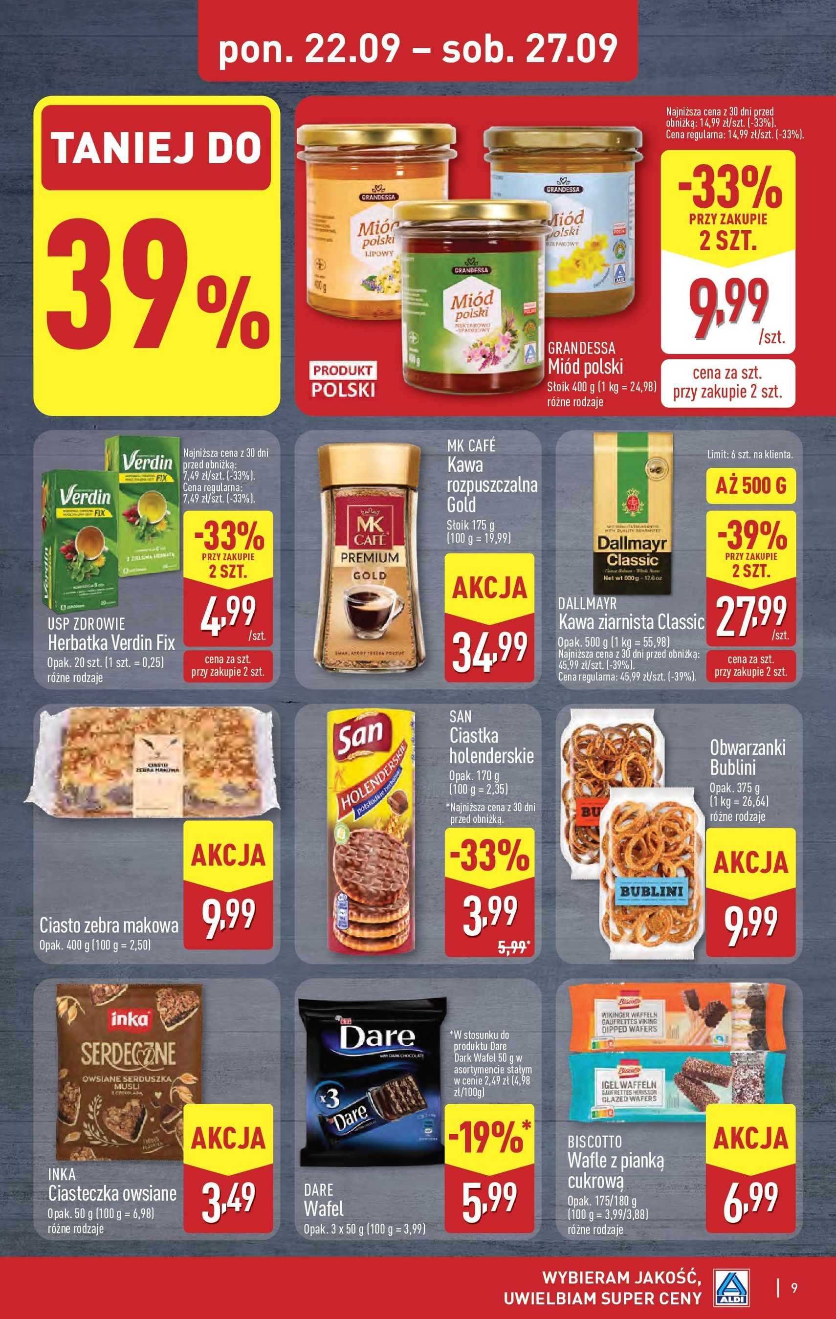 Aldi Gazetka - ważny gazetka od 22.09.2025 strona 9 z 41 Aldi Gazetka - ważny gazetka od 22.09.2025 strona 9 z 41
