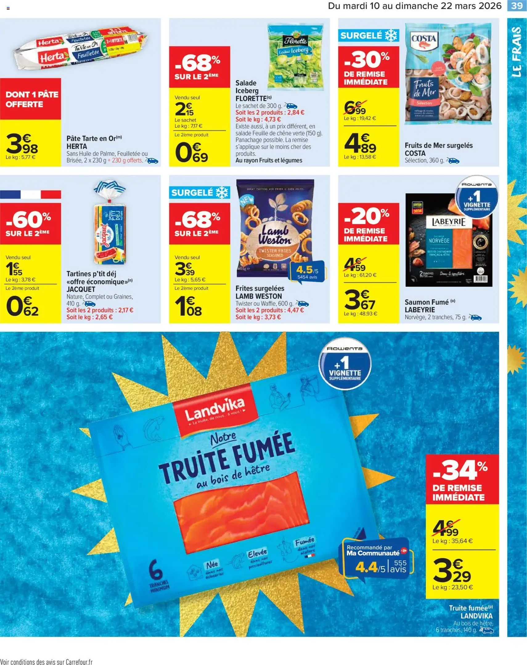 Carrefour Market catalogue semaine 11 - brochure valable à partir du 10/03/2026, page 41 sur 62