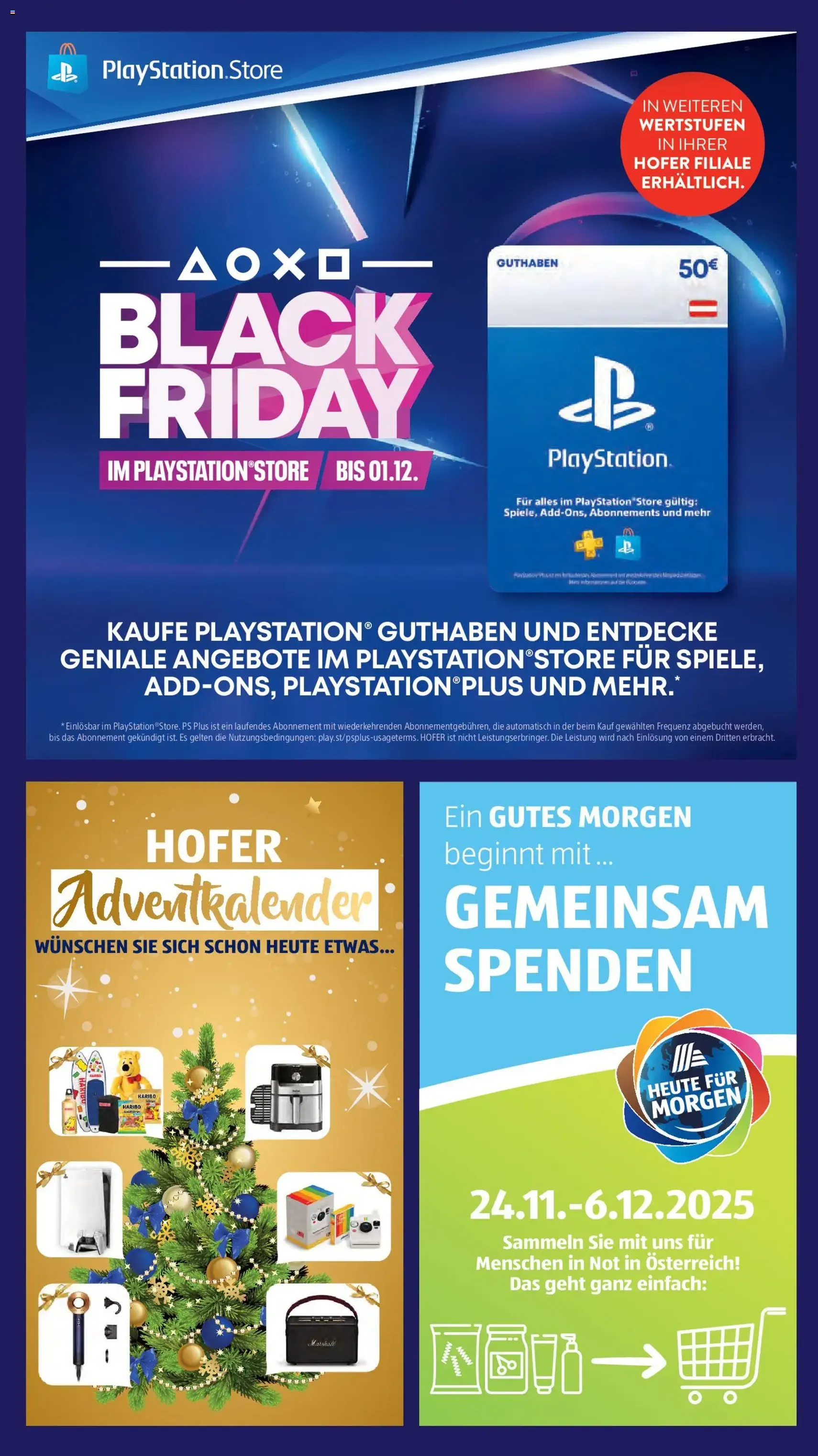 Hofer - Black Friday - Gültiger Prospekt ab 21.11.2025, Seite 3 von insgesamt 63