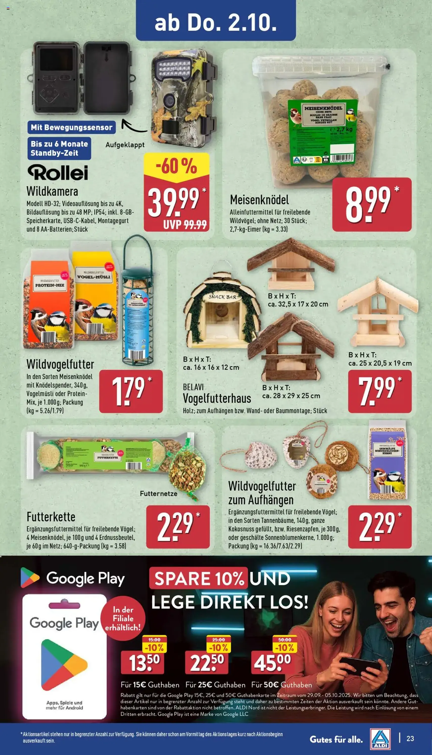 Aldi Prospekt - Gültiger Prospekt ab 29.09.2025, Seite 23 von insgesamt 42 Aldi Prospekt - Gültiger Prospekt ab 29.09.2025, Seite 23 von insgesamt 42