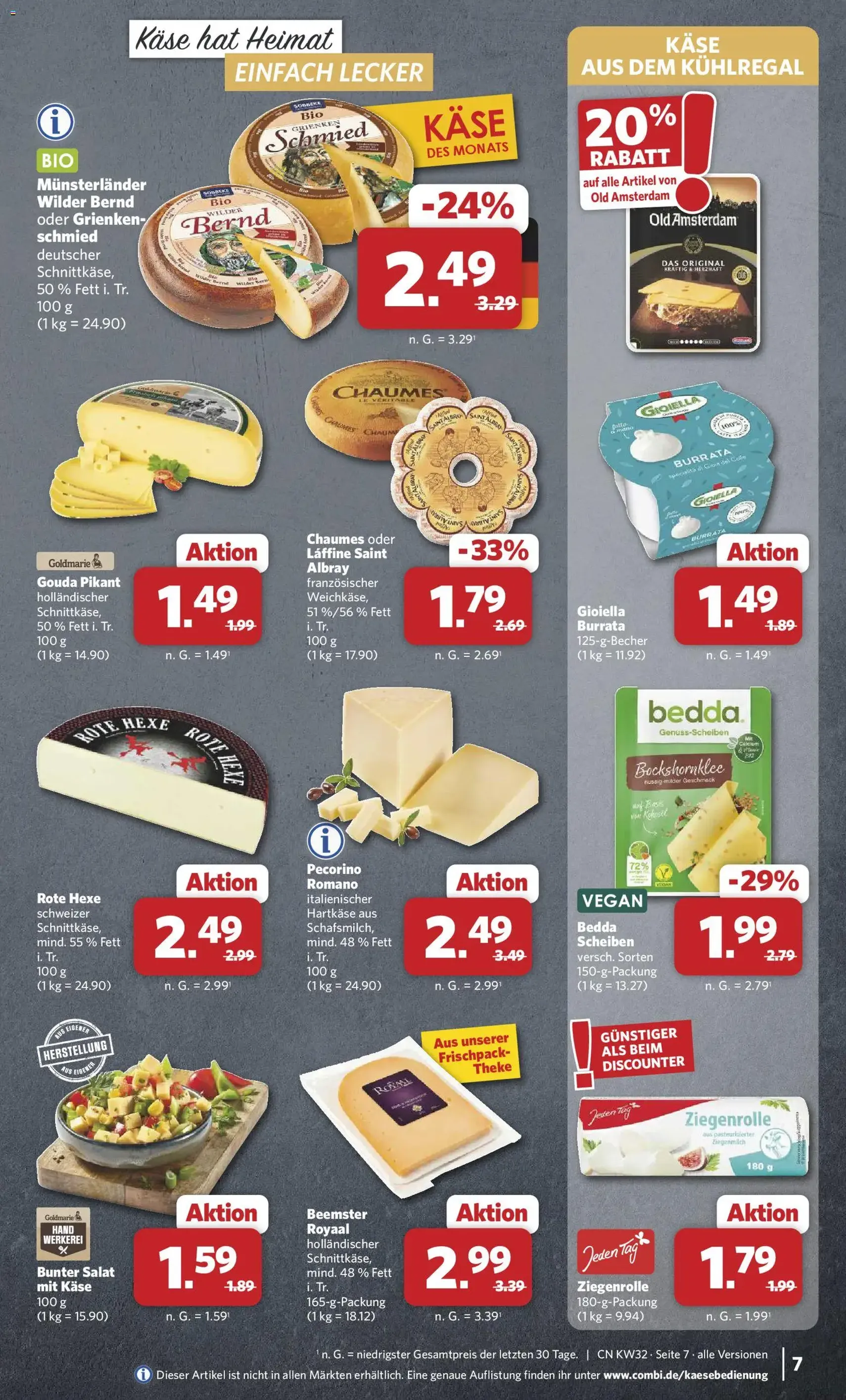 Combi Prospekt - Gültiger Prospekt ab 03.08.2026, Seite 7 von insgesamt 35