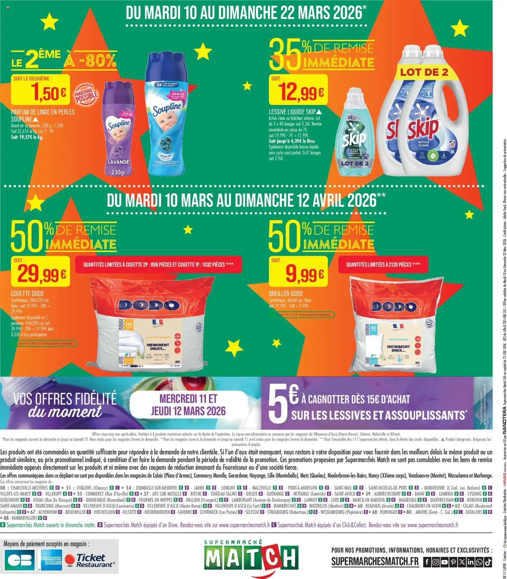 Match Supermarché catalogue - brochure valable à partir du 10/03/2026, page 22 sur 22