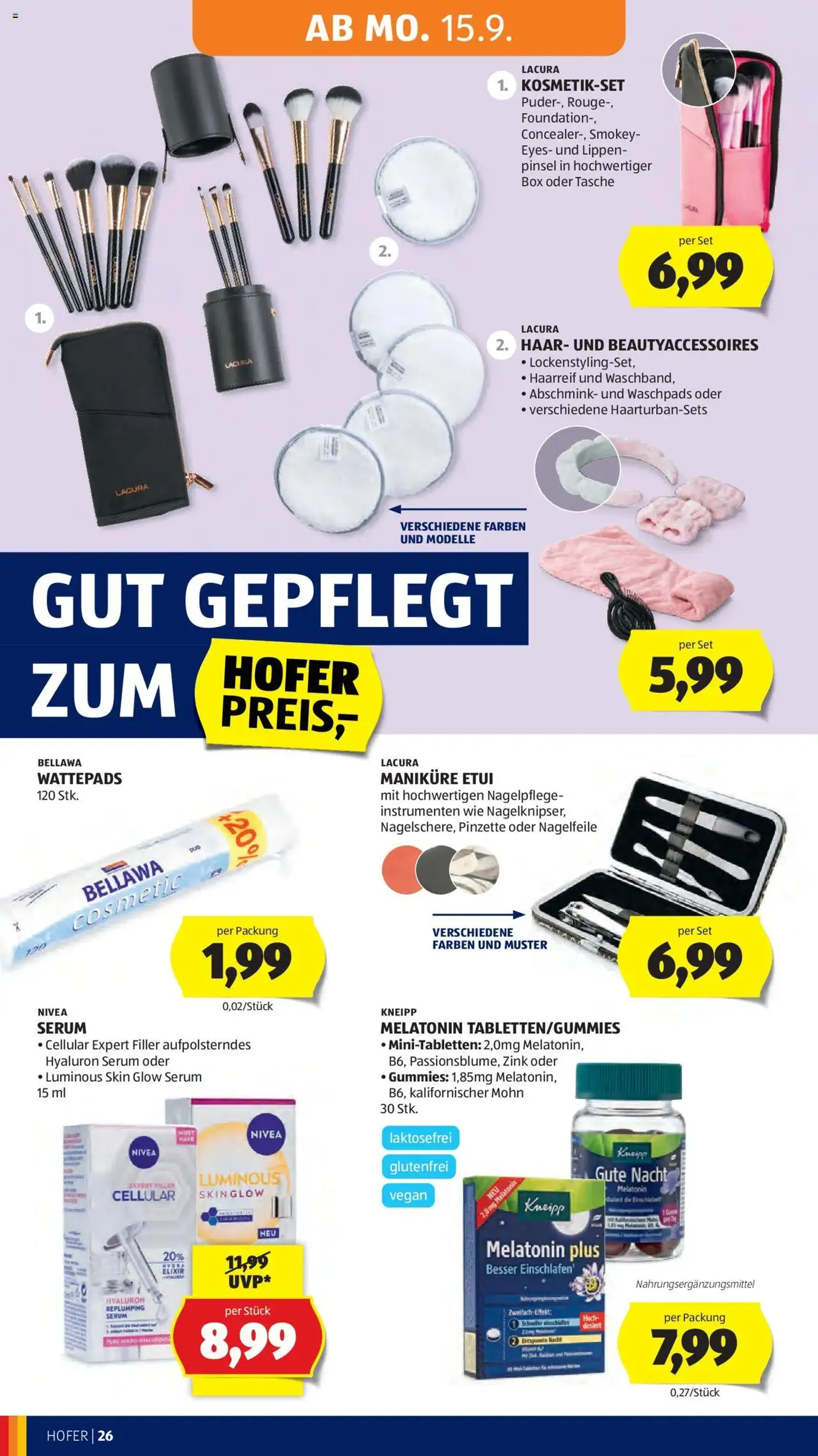 Hofer Flugblatt - Gültiger Prospekt ab 12.09.2025, Seite 30 von insgesamt 49