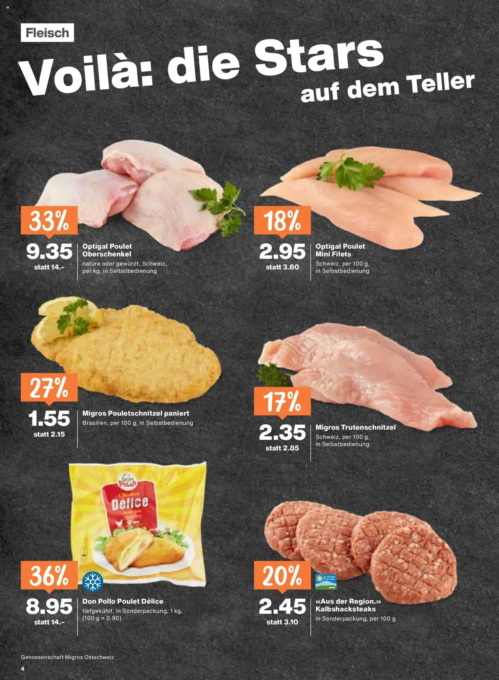 Migros aktionen - Gültiger Prospekt ab 08.10.2026, Seite 4 von insgesamt 24