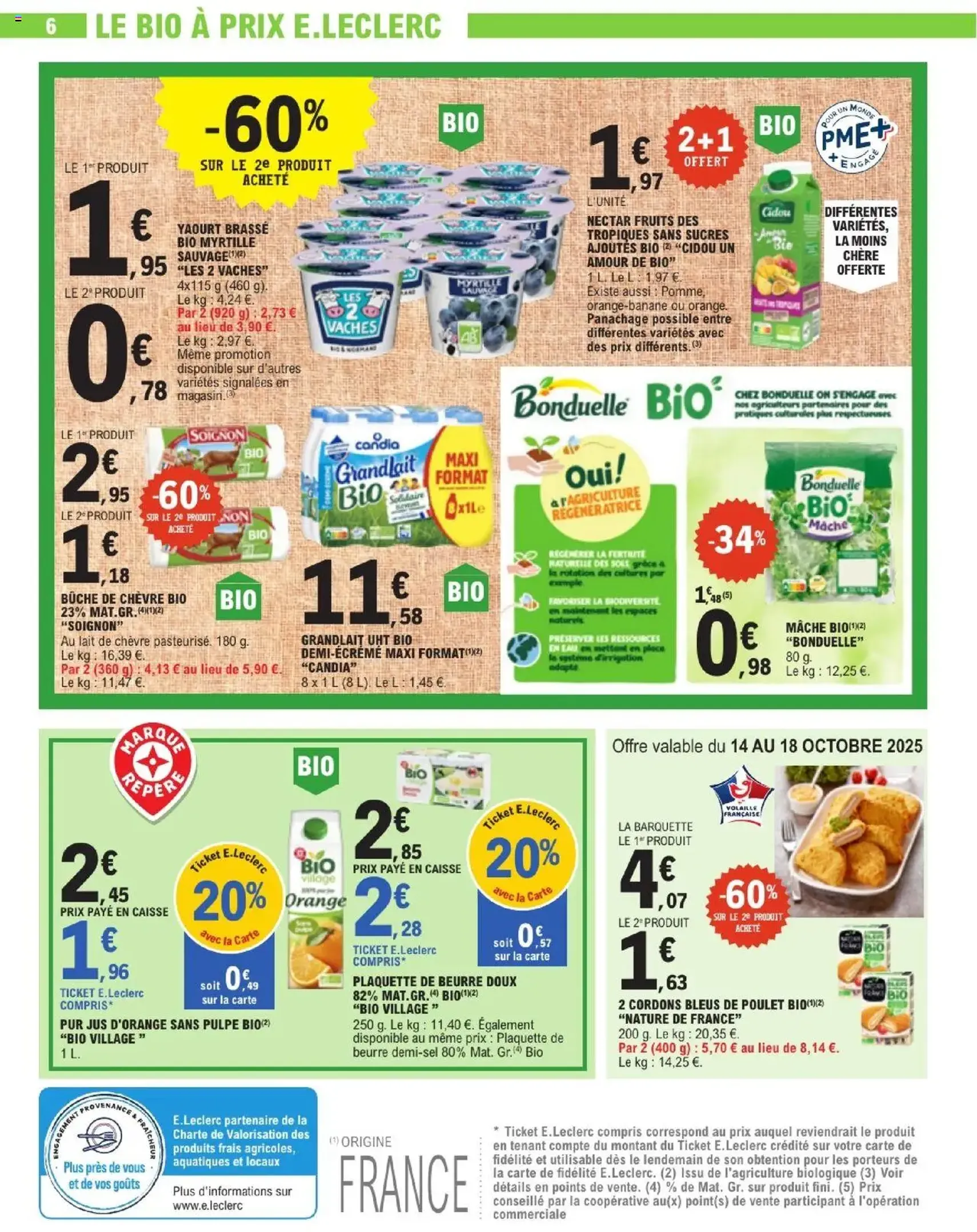 E.Leclerc catalogue semaine 42 - brochure valable à partir du 14/10/2025, page 6 sur 36