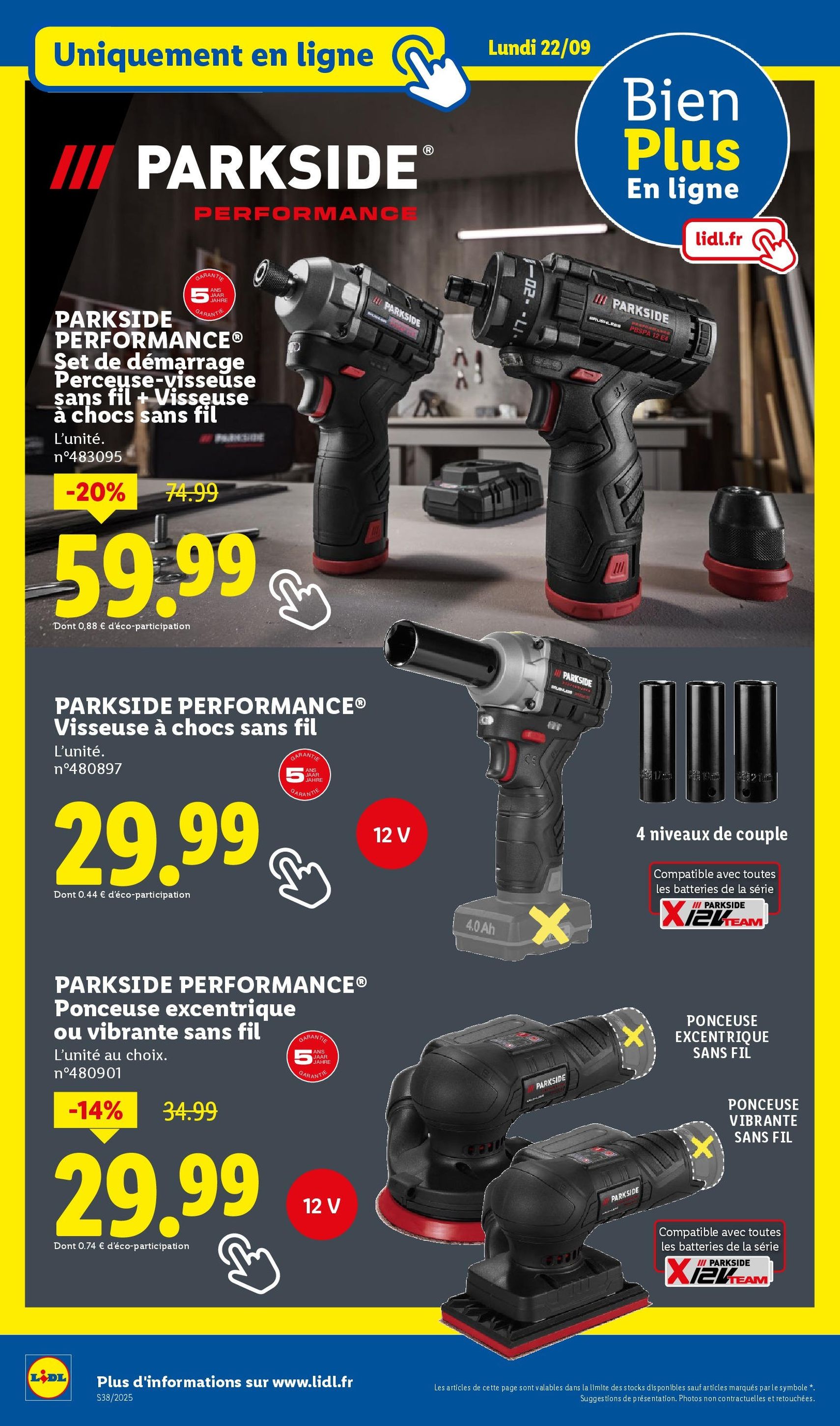LIDL catalogue semaine 38 - brochure valable à partir du 18/09/2025, page 52 sur 75