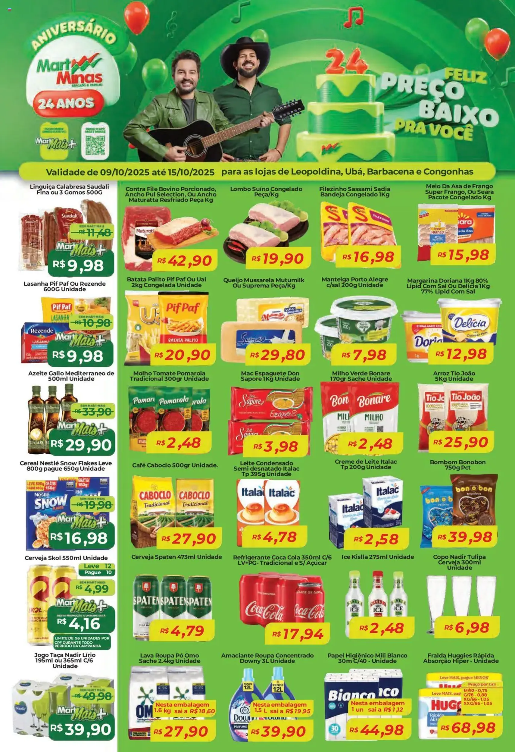 Mart Minas - Ofertas da semana - folheto válido a partir de 09/10/2025 página 1 de 8 Mart Minas - Ofertas da semana - folheto válido a partir de 09/10/2025 página 1 de 8