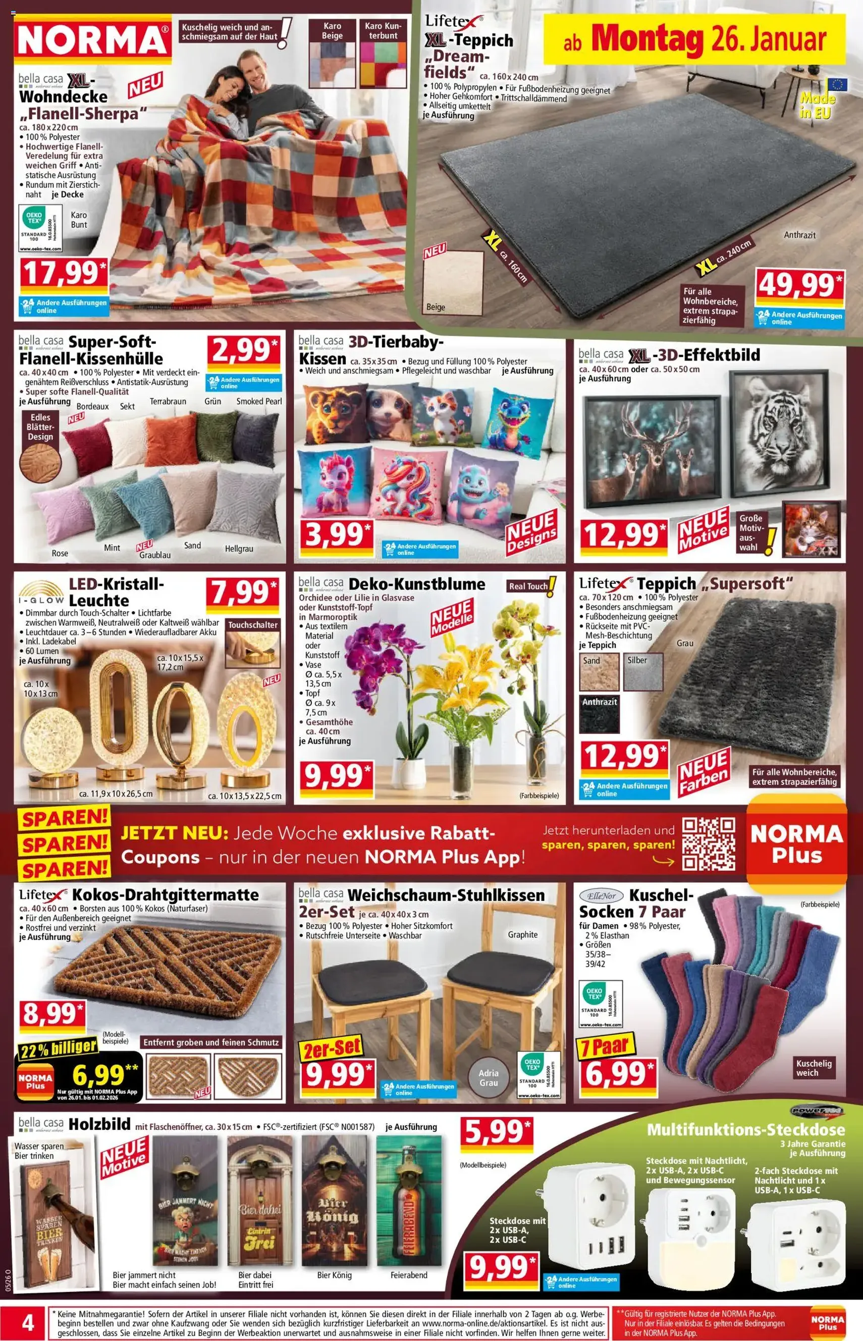 Norma Prospekt - Gültiger Prospekt ab 26.01.2026, Seite 4 von insgesamt 20