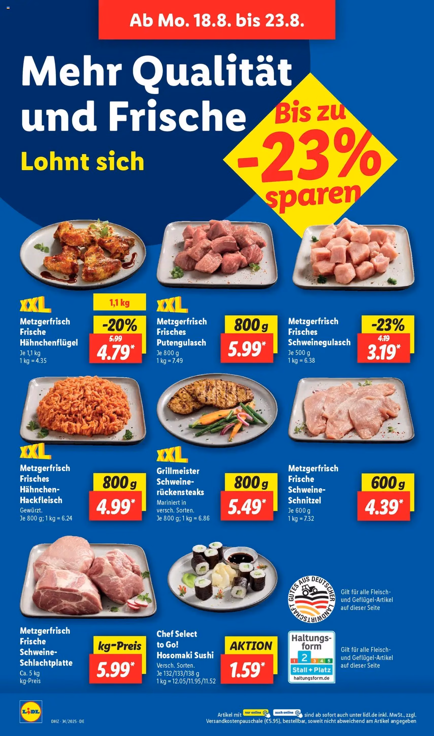 Lidl Prospekt - Gültiger Prospekt ab 18.08.2025, Seite 6 von insgesamt 69
