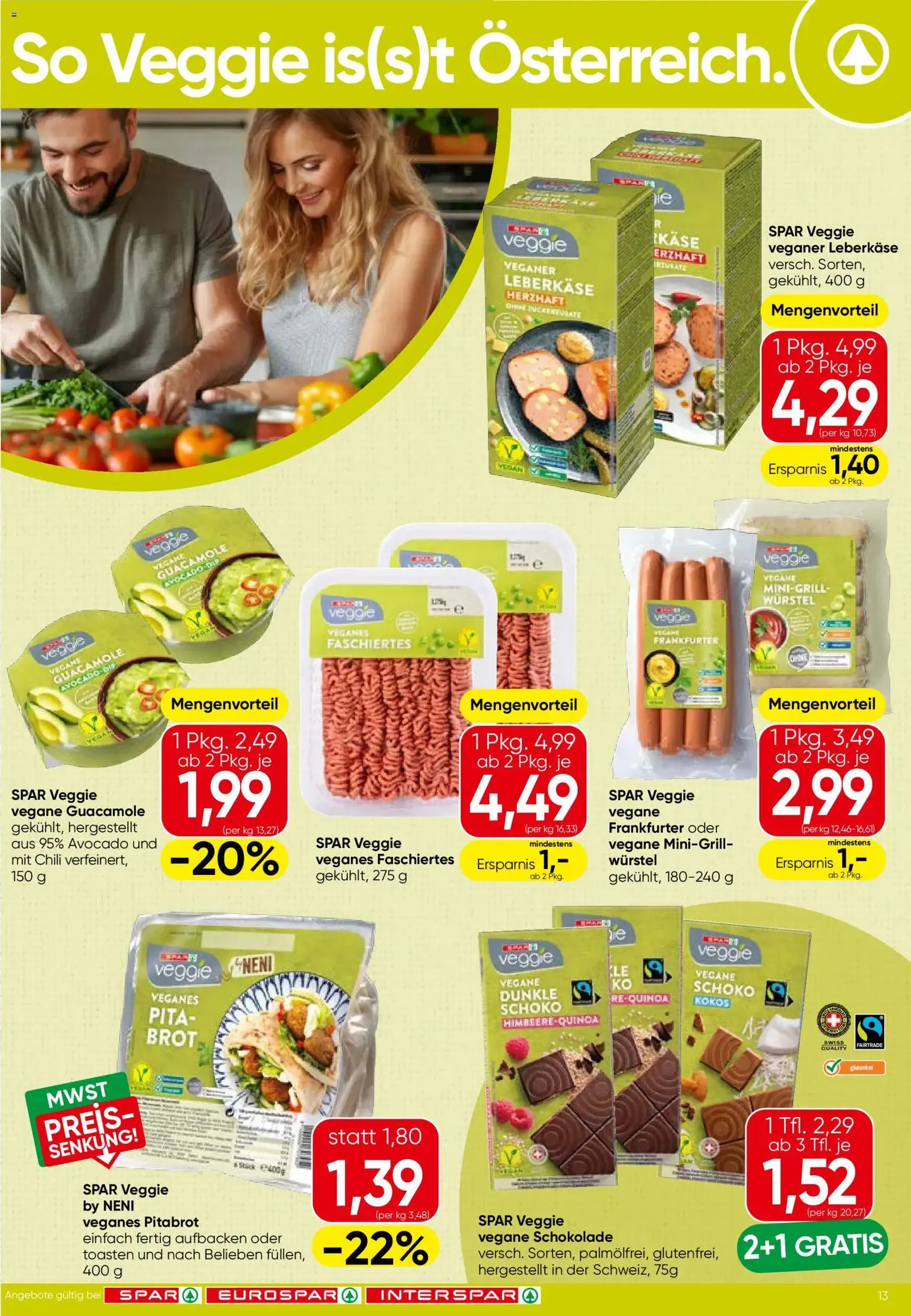 Spar - Flugblatt - Gültiger Prospekt ab 10.09.2026, Seite 13 von insgesamt 24