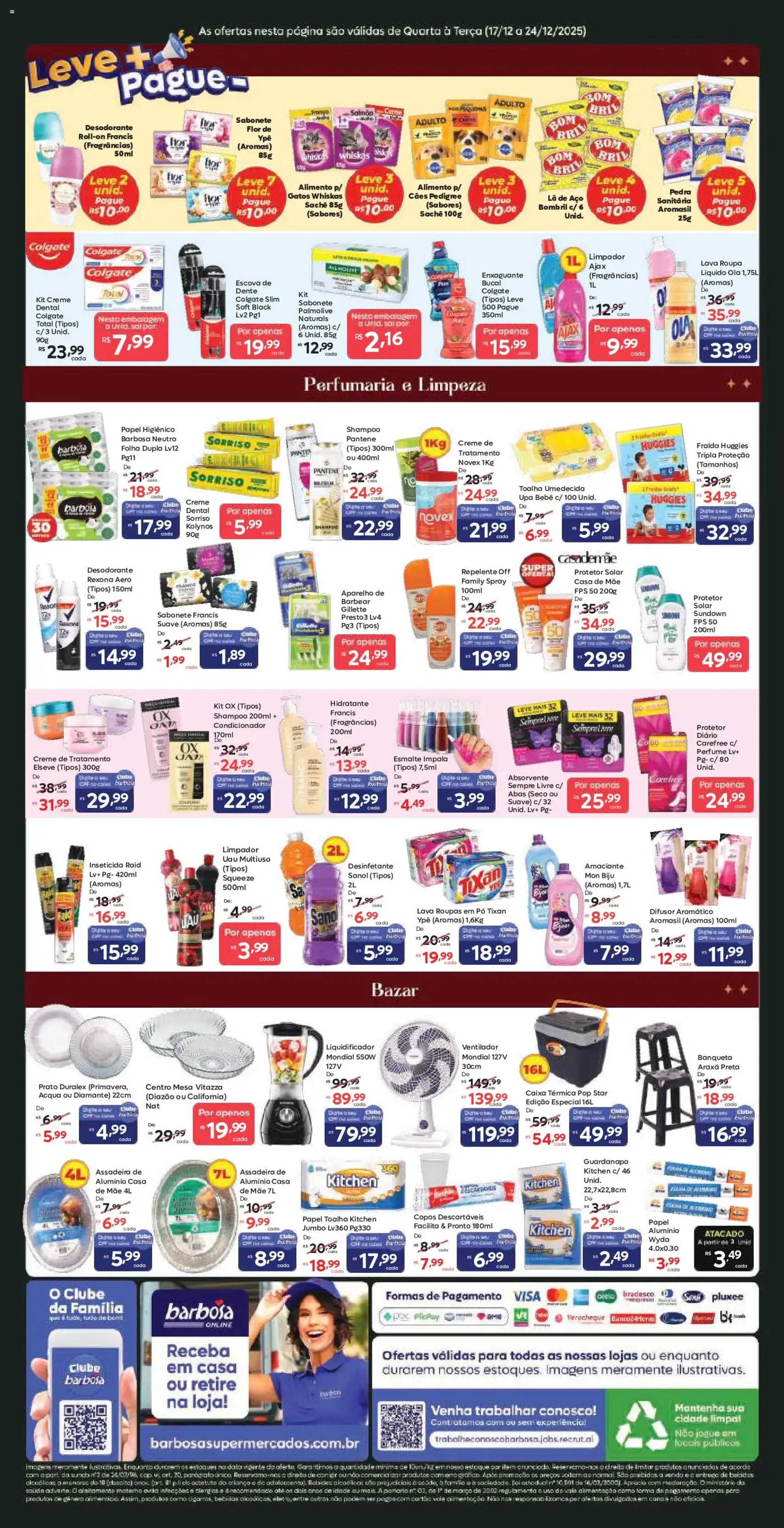 Barbosa Supermercados - Ofertas da semana - folheto válido a partir de 17/12/2025 página 4 de 4